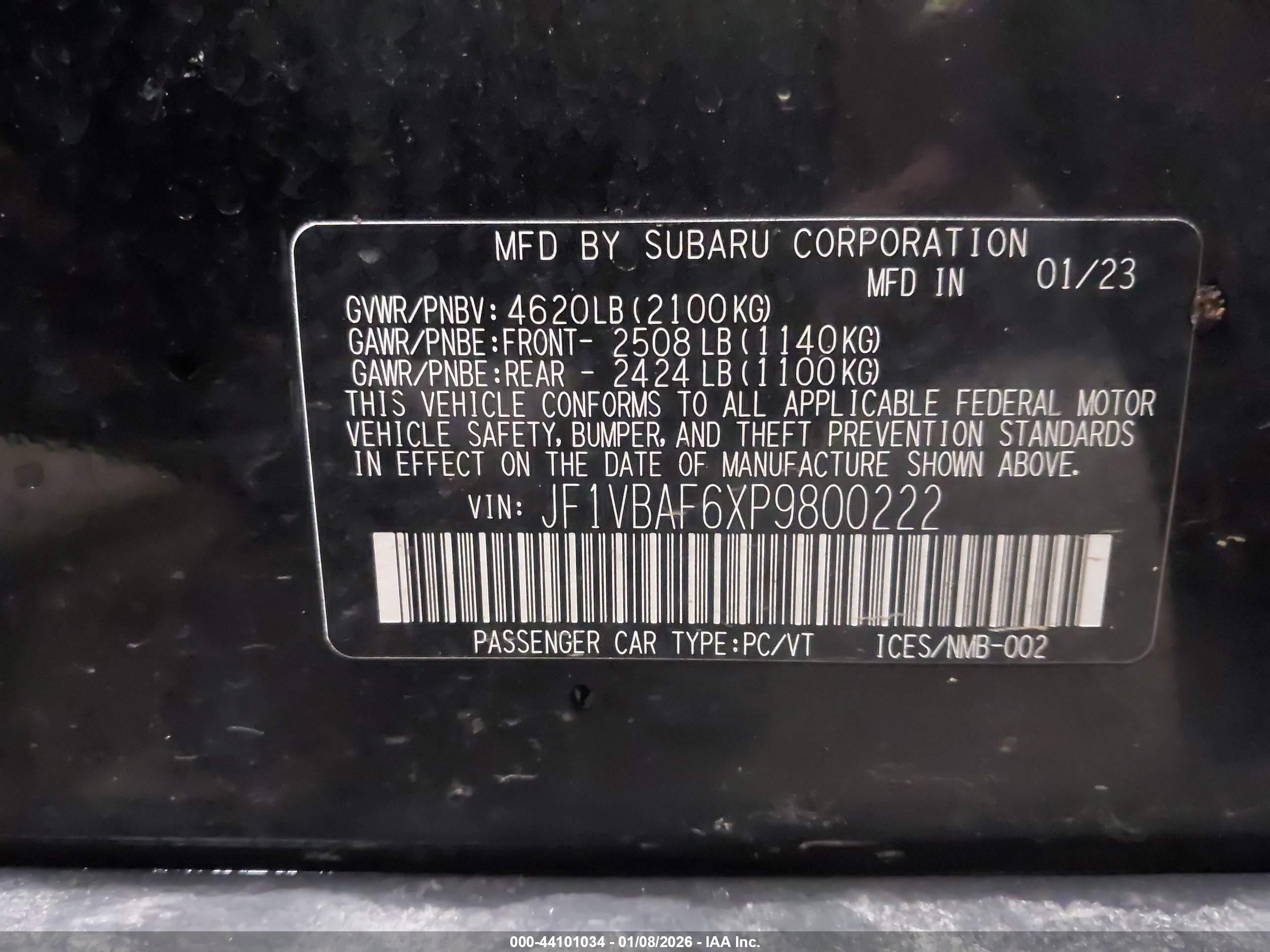 SUBARU WRX image 9
