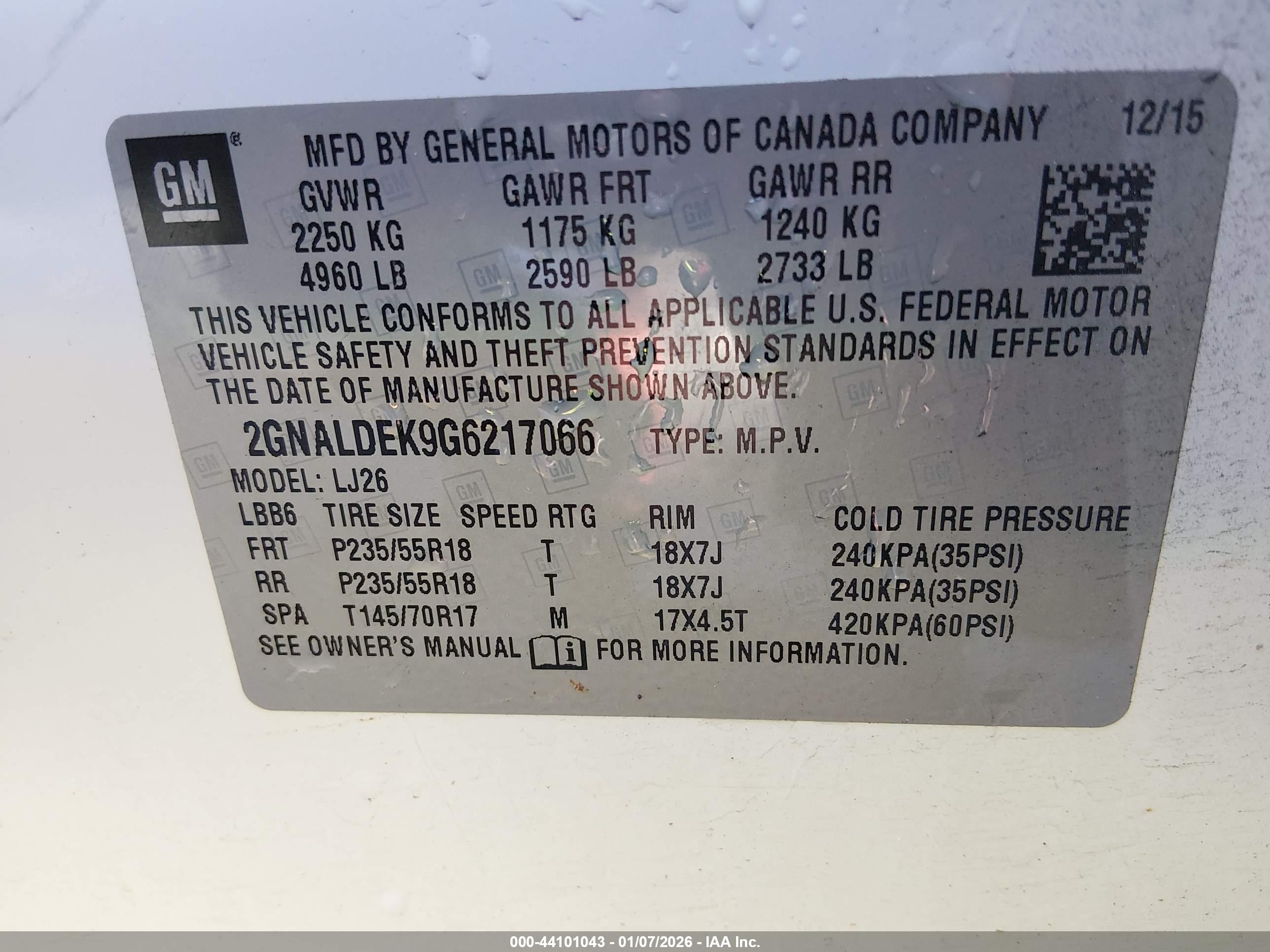 CHEVROLET EQUINOX image 9