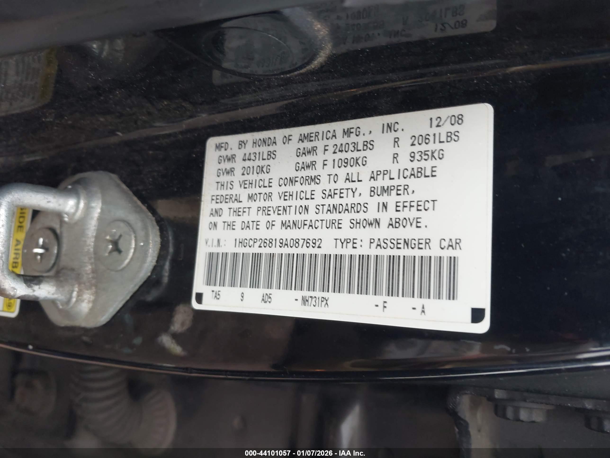 HONDA ACCORD image 9