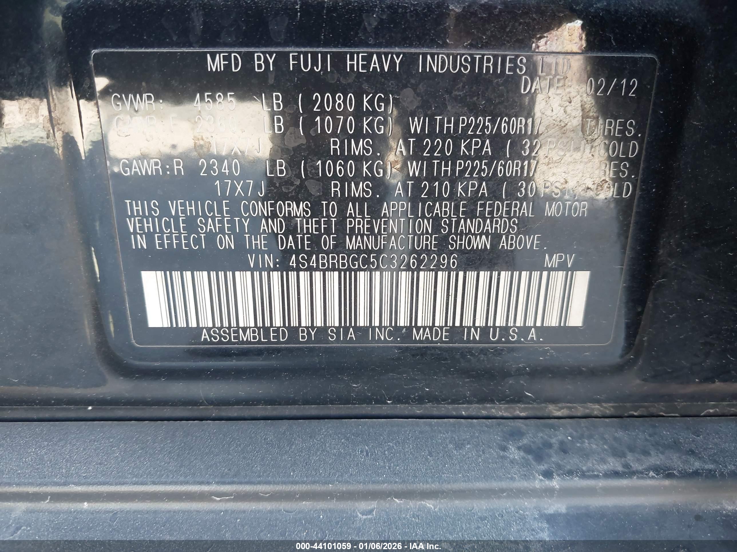 SUBARU OUTBACK image 9