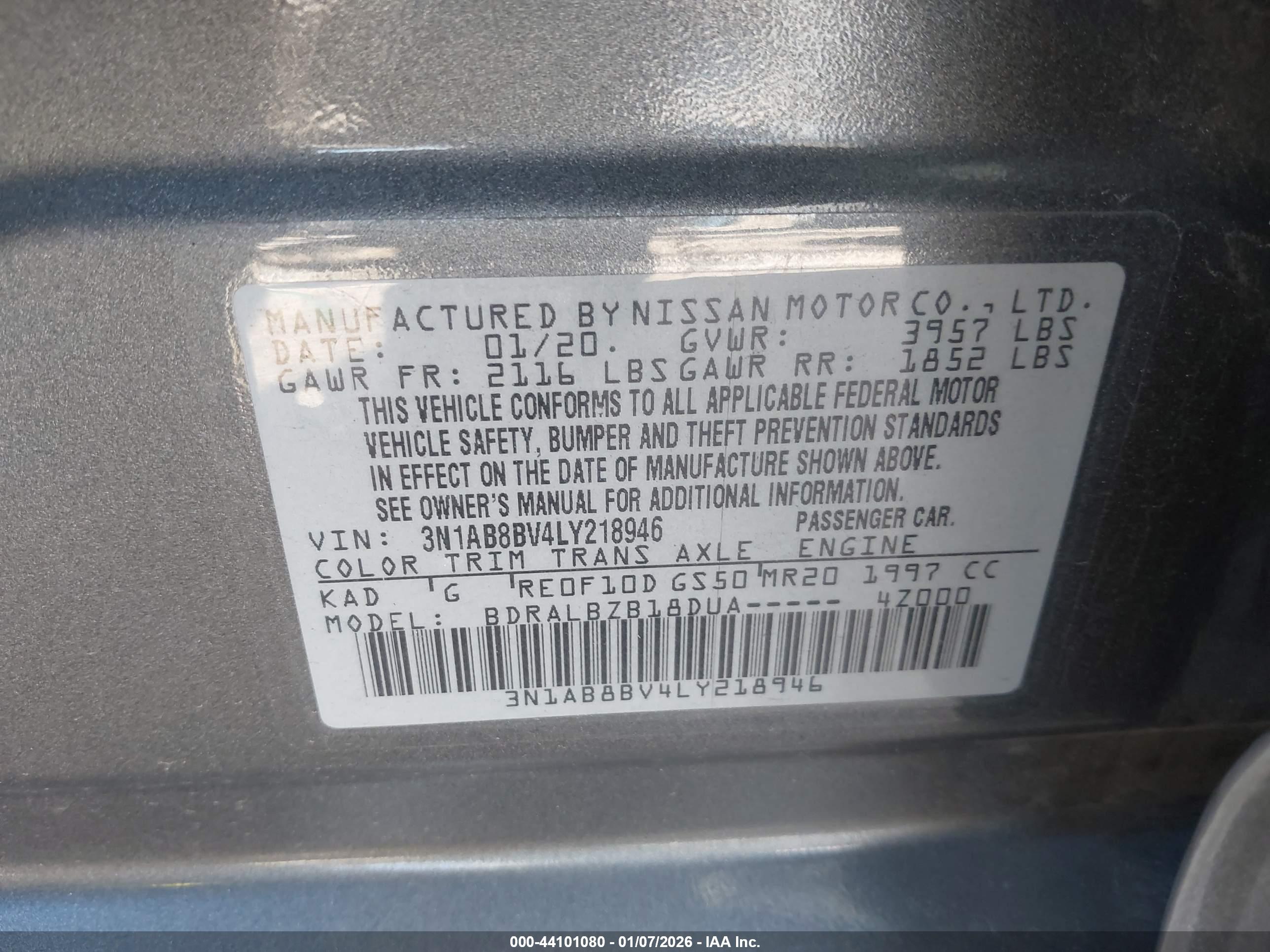 NISSAN SENTRA image 9
