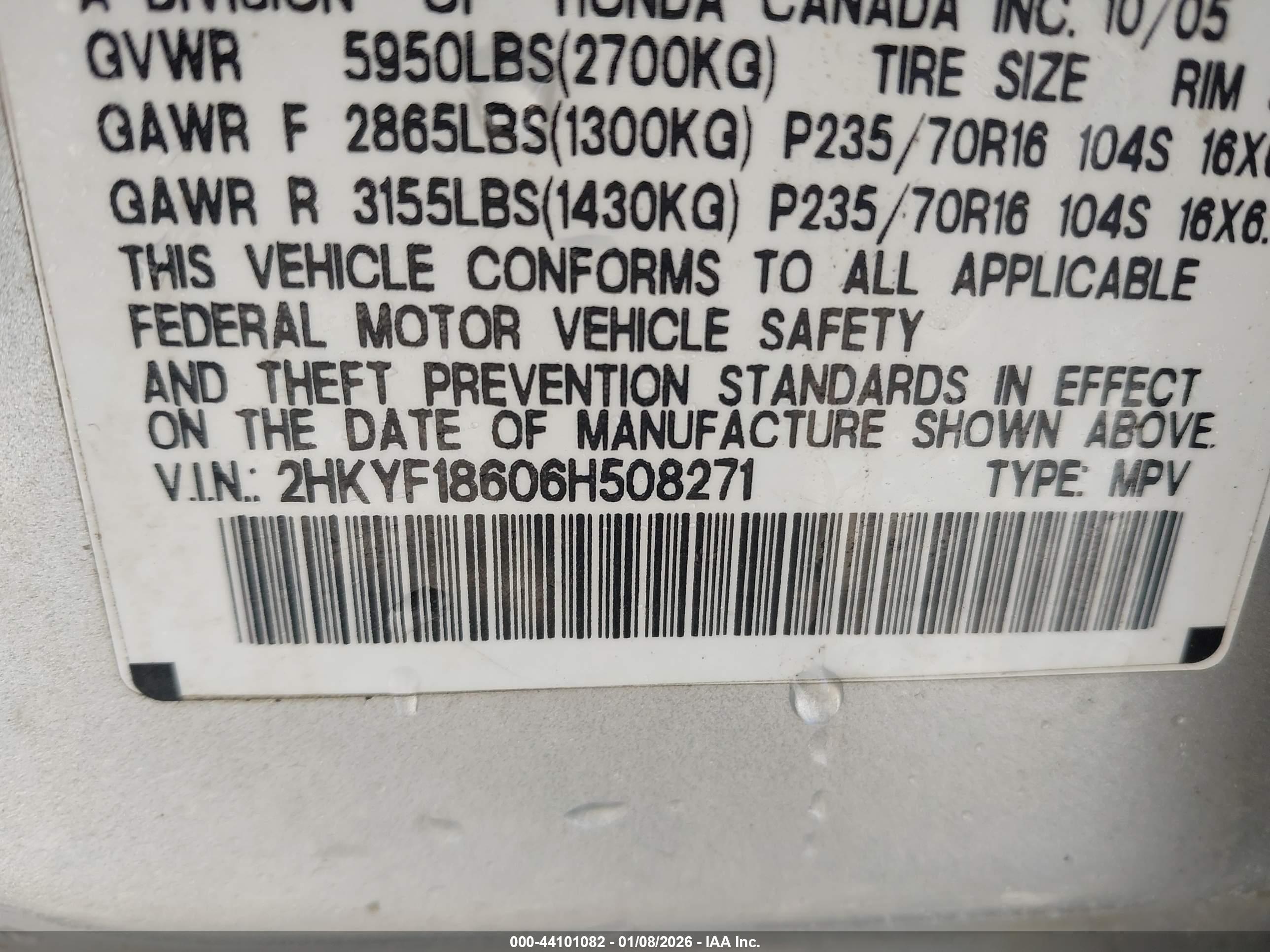 HONDA PILOT image 9