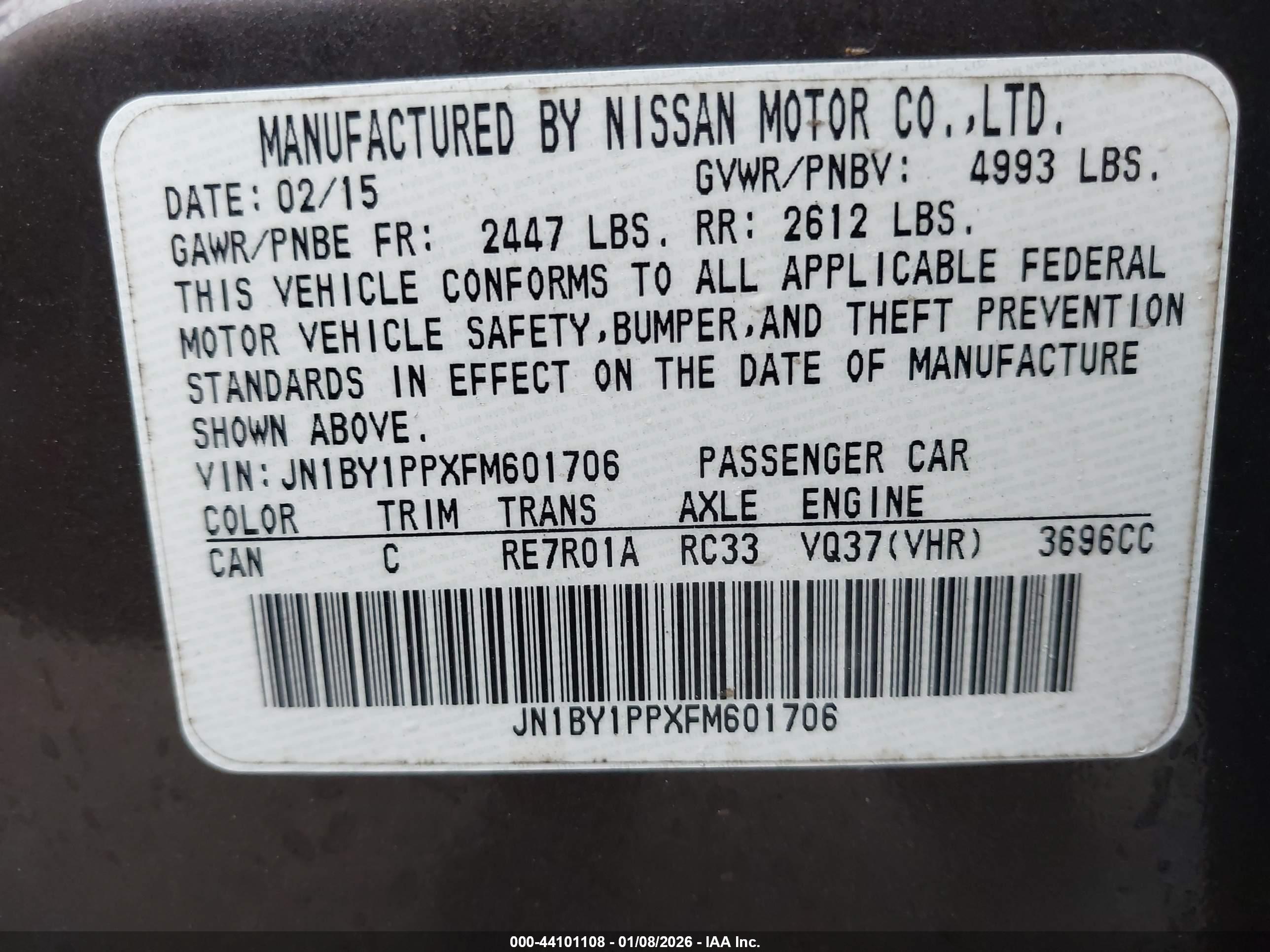 INFINITI Q70L image 9