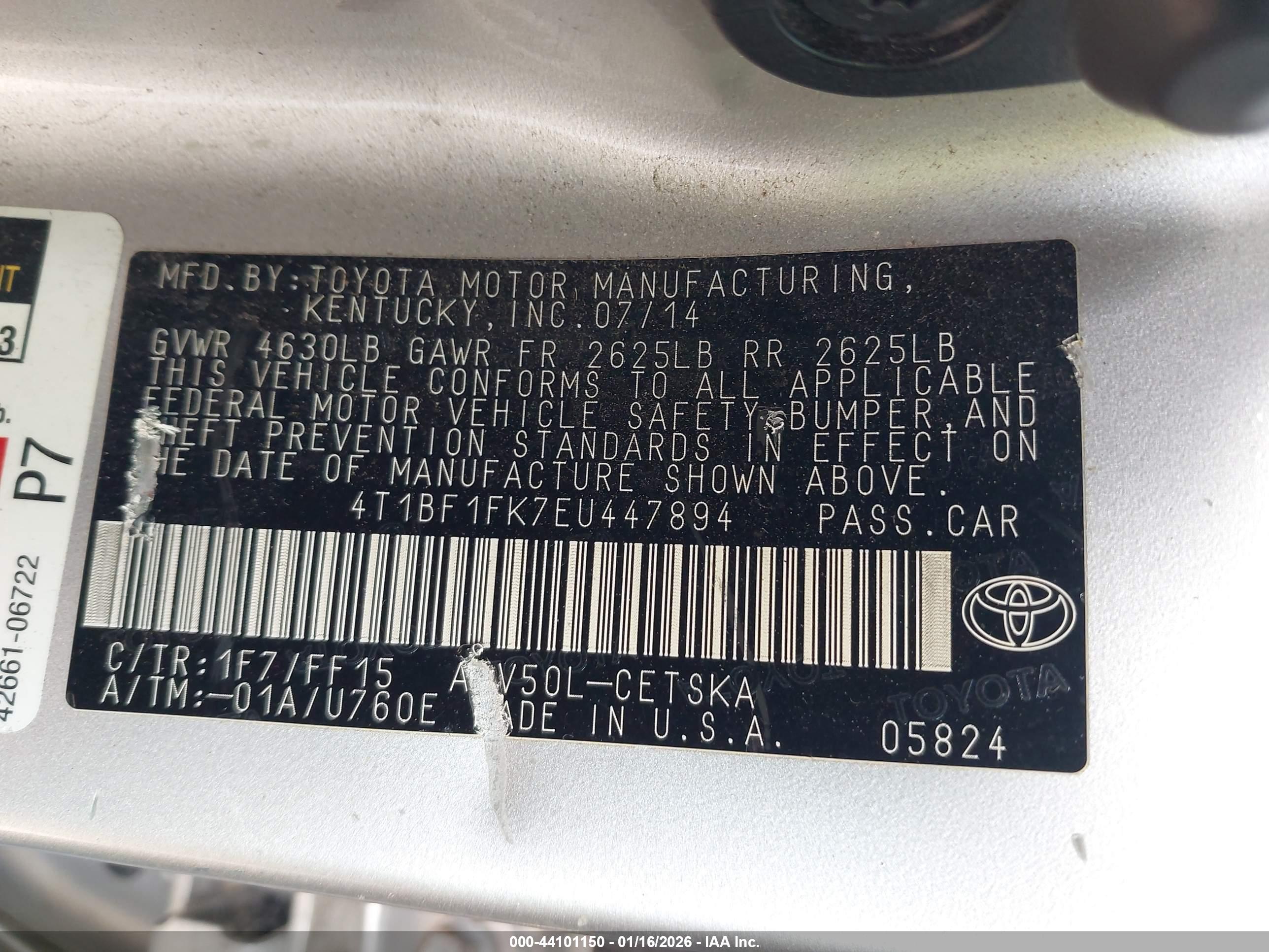 TOYOTA CAMRY image 9