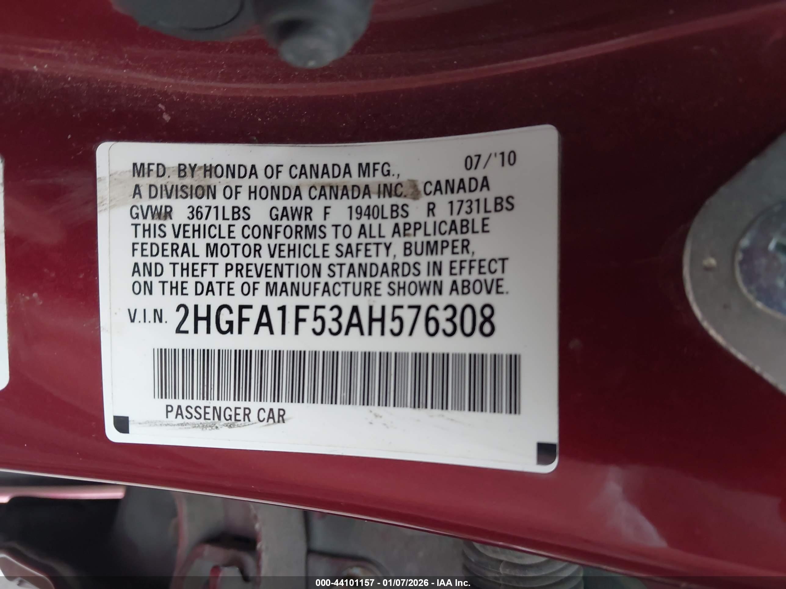 HONDA CIVIC image 9