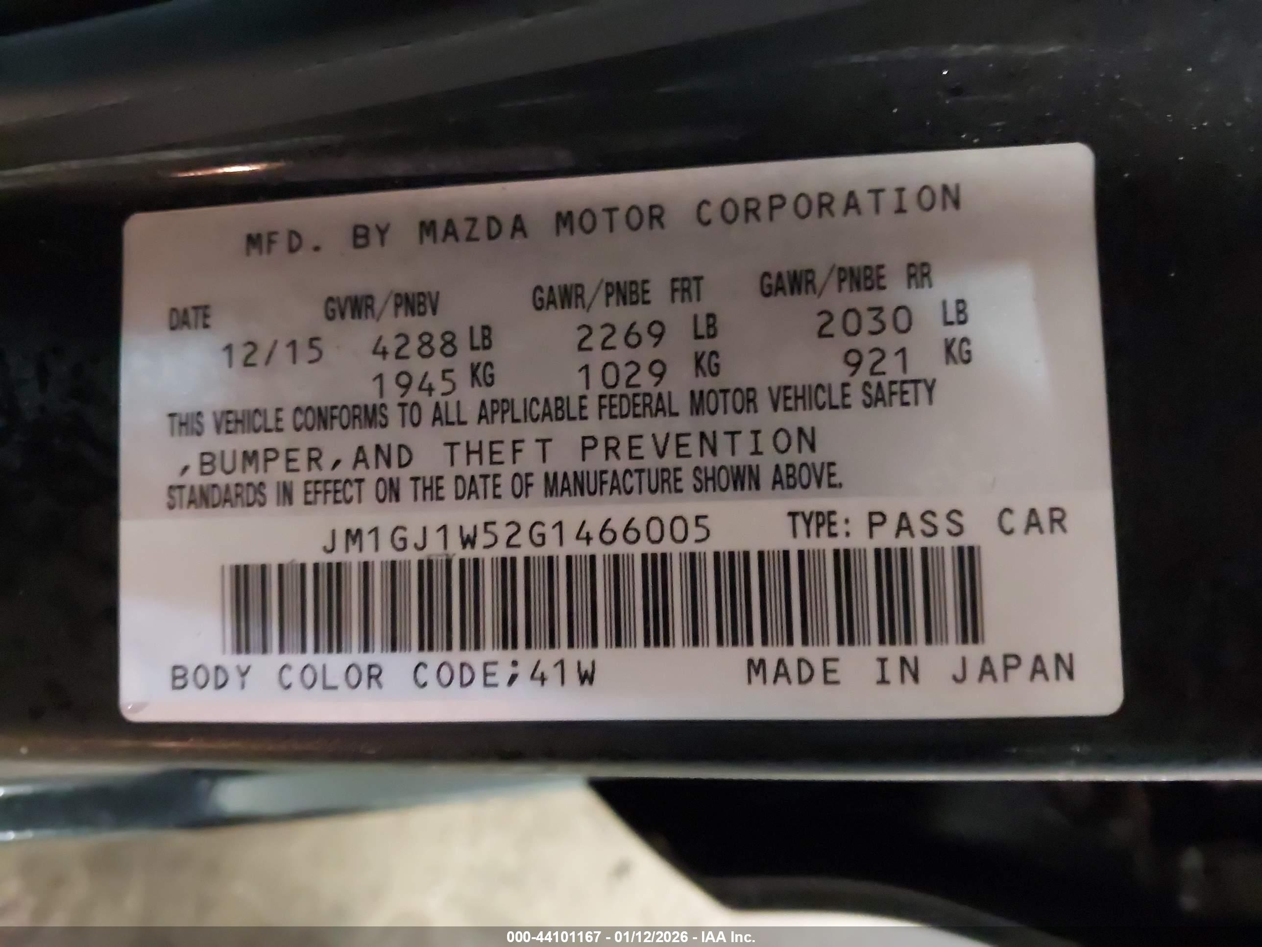 MAZDA MAZDA6 image 9