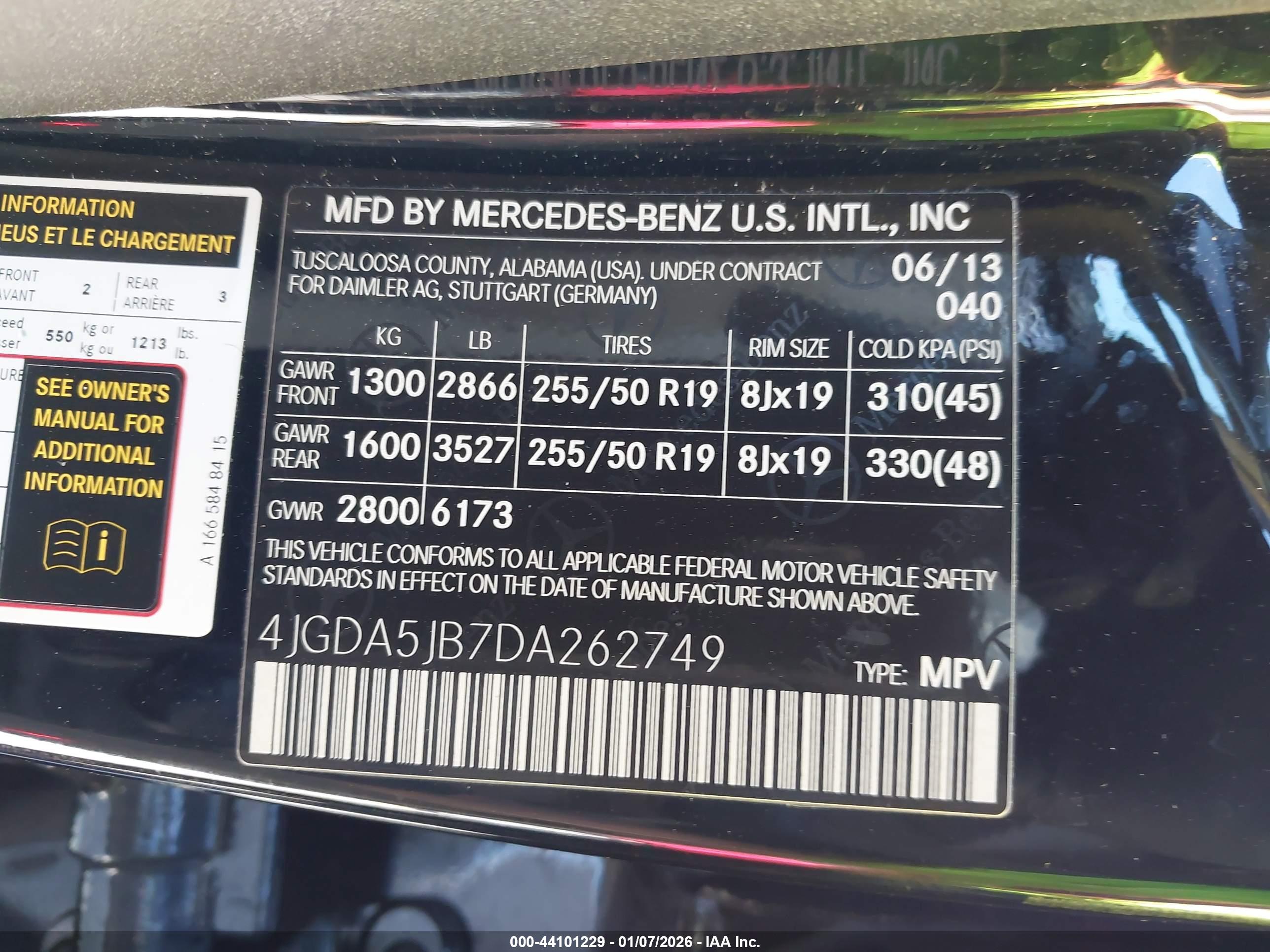 MERCEDES-BENZ ML image 9