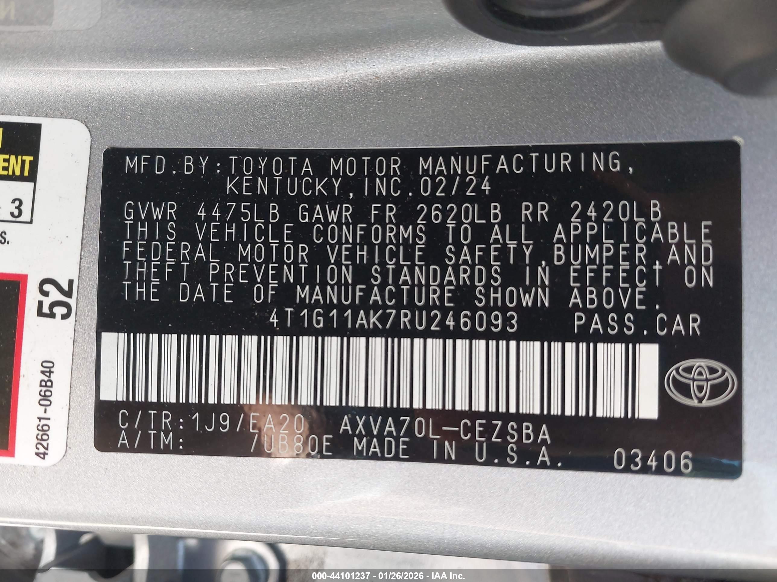 TOYOTA CAMRY image 9