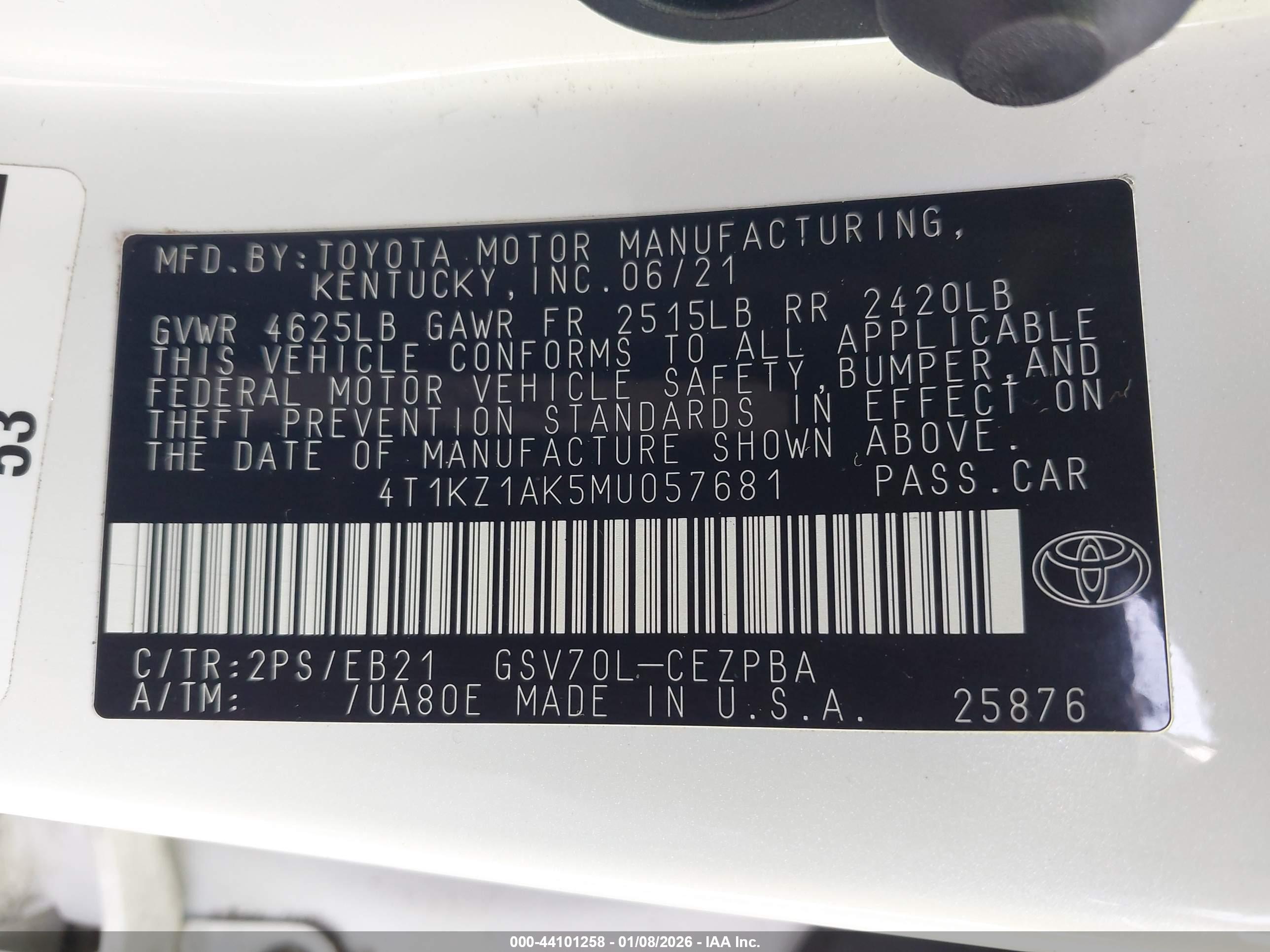 TOYOTA CAMRY image 9