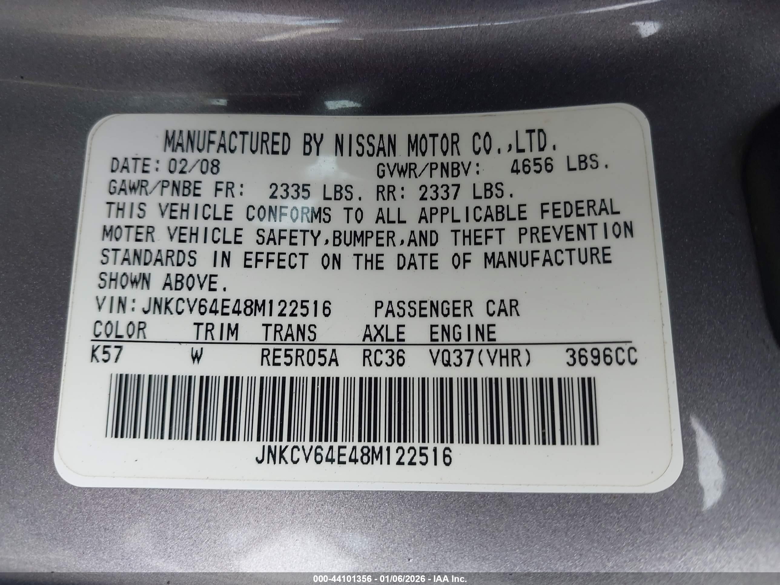 INFINITI G37 image 9