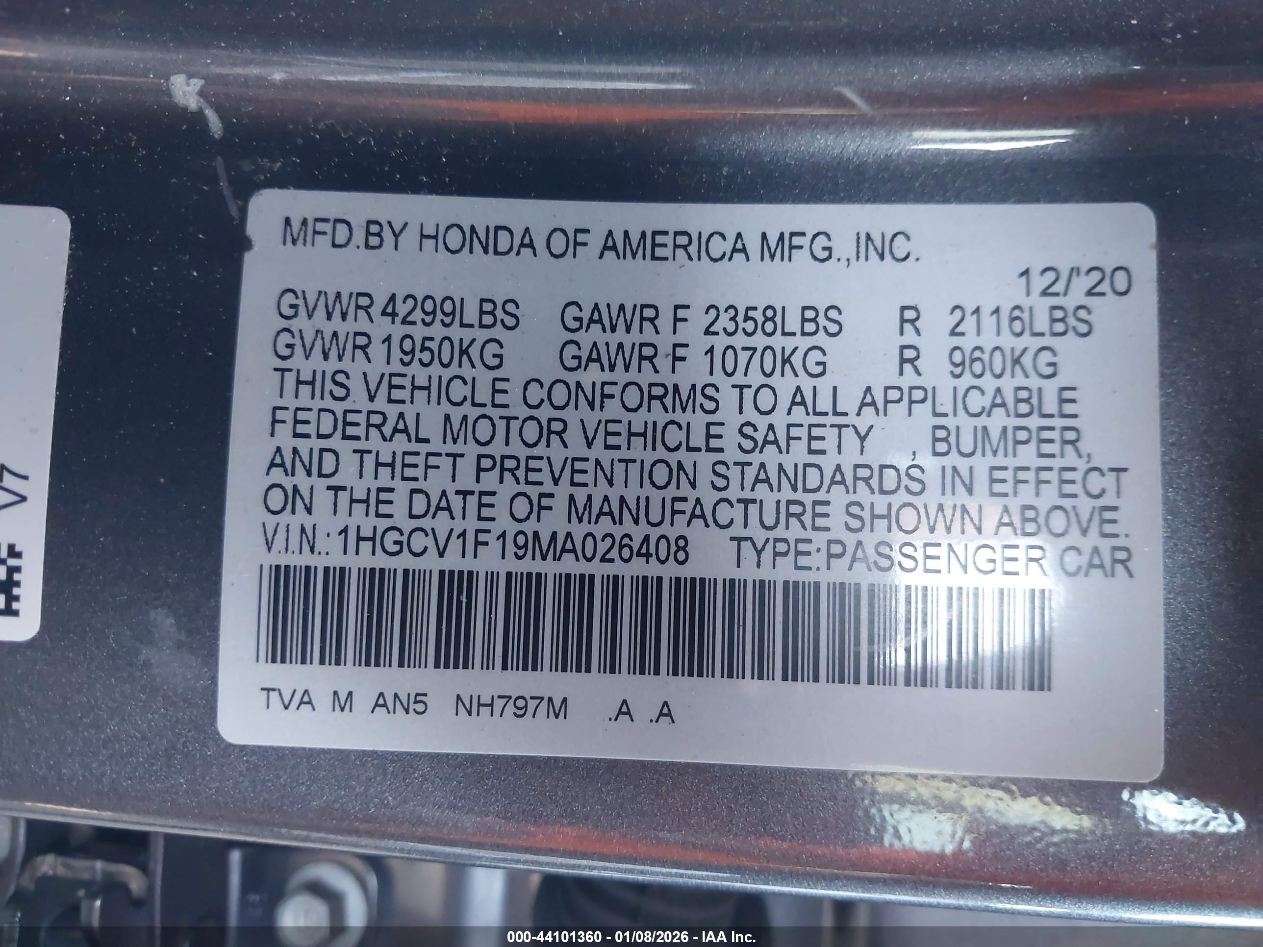 HONDA ACCORD image 9