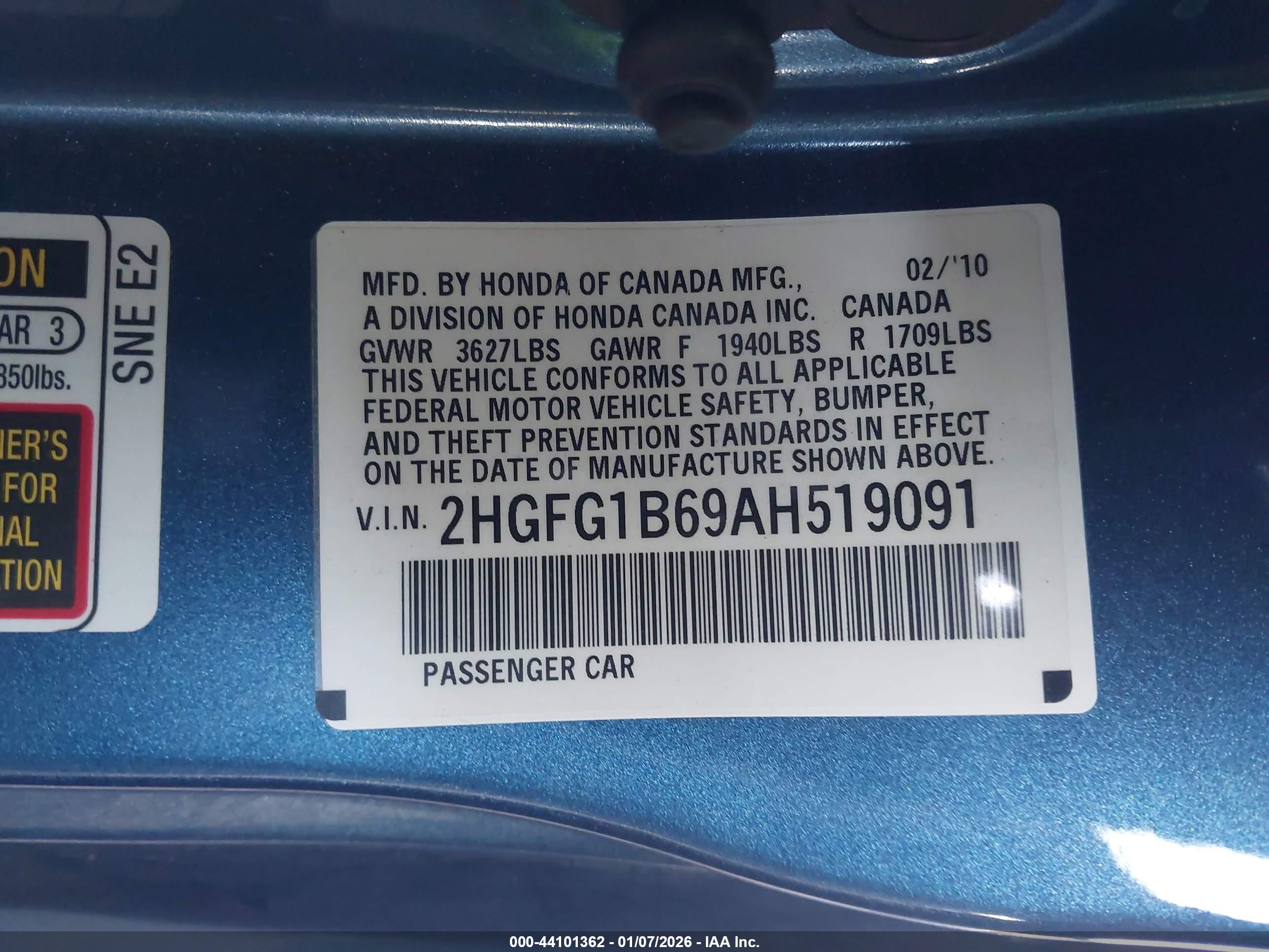 HONDA CIVIC image 9