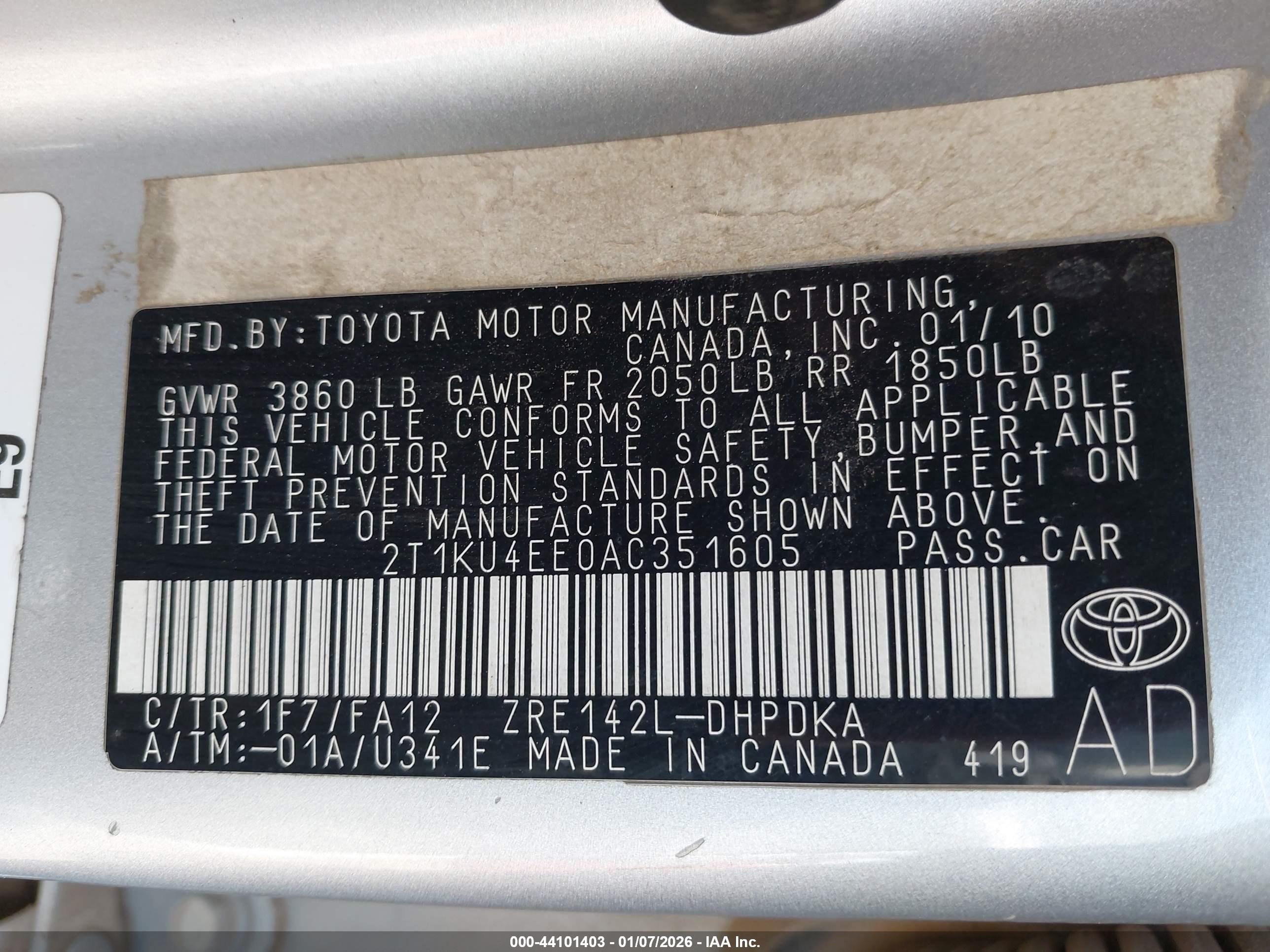 TOYOTA MATRIX image 9