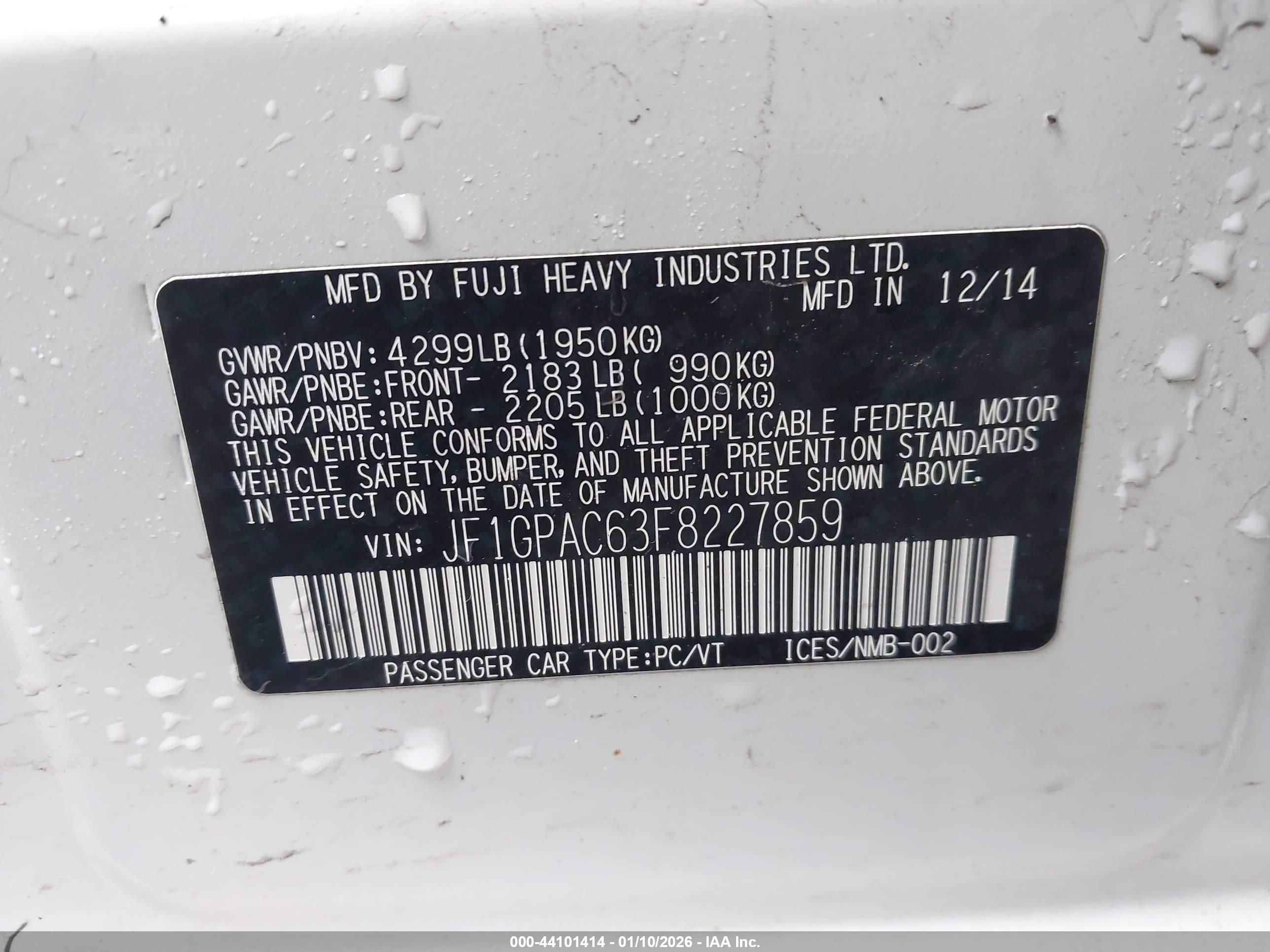 SUBARU IMPREZA image 9