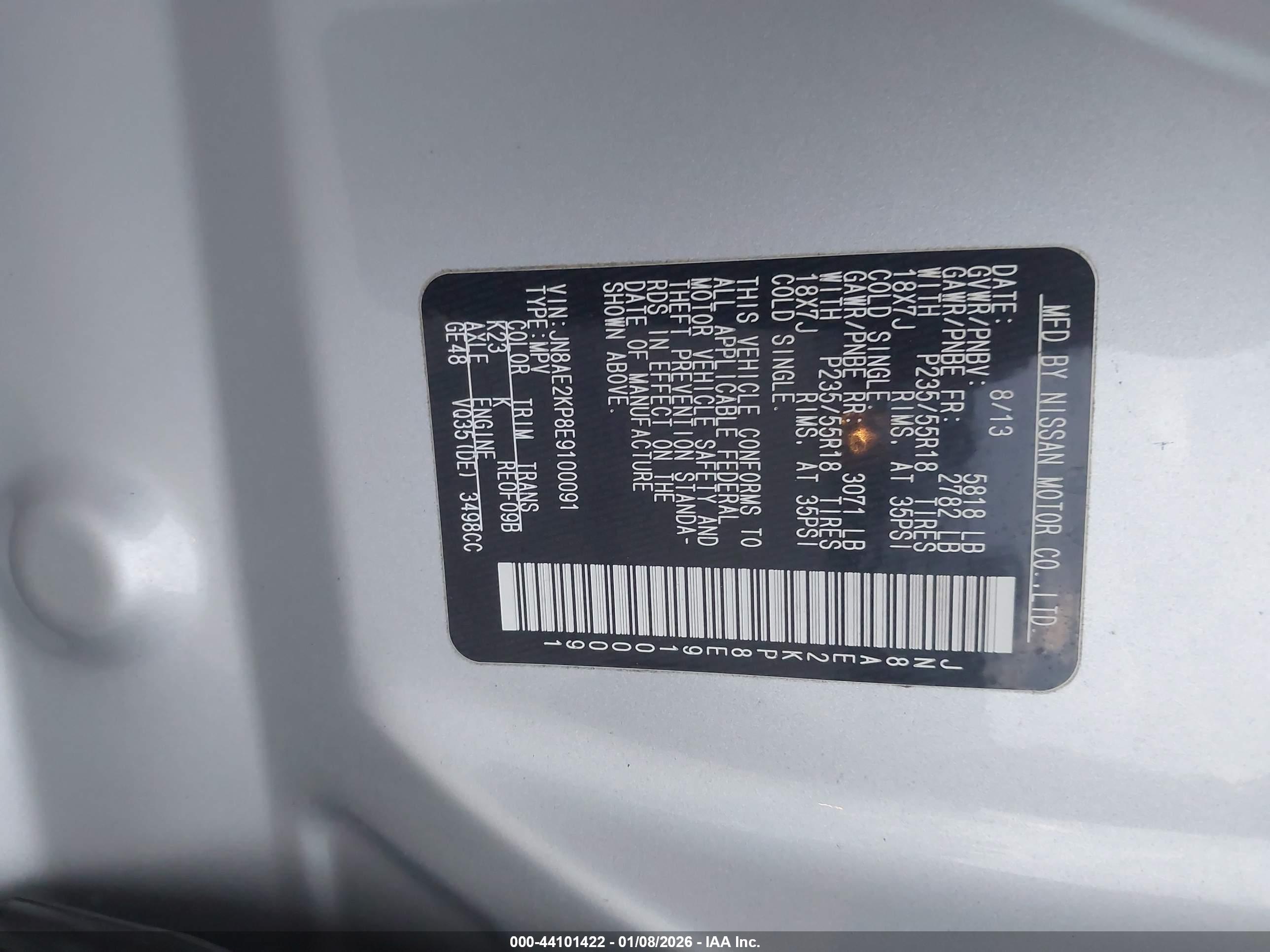 NISSAN QUEST image 9