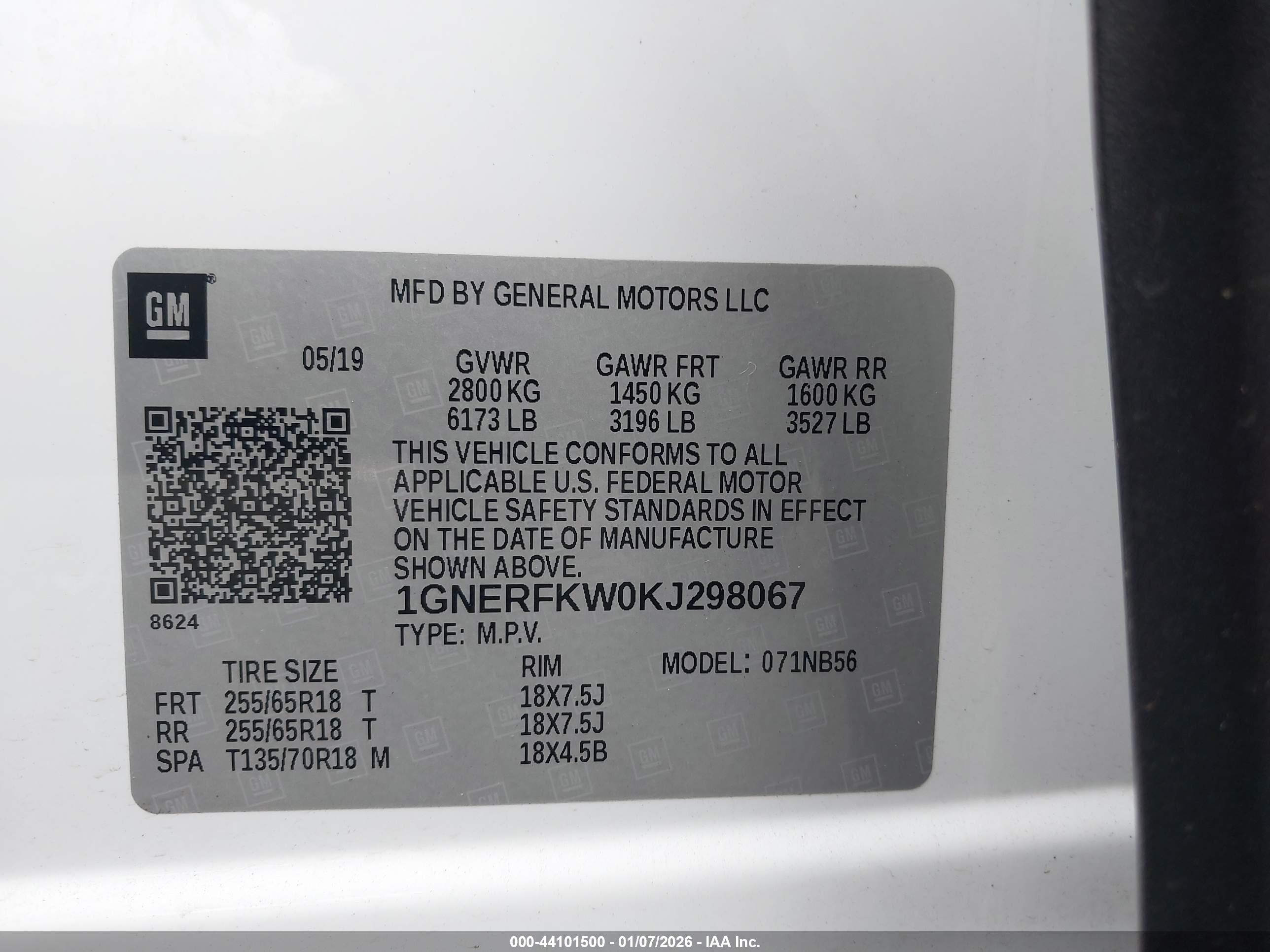 CHEVROLET TRAVERSE image 9