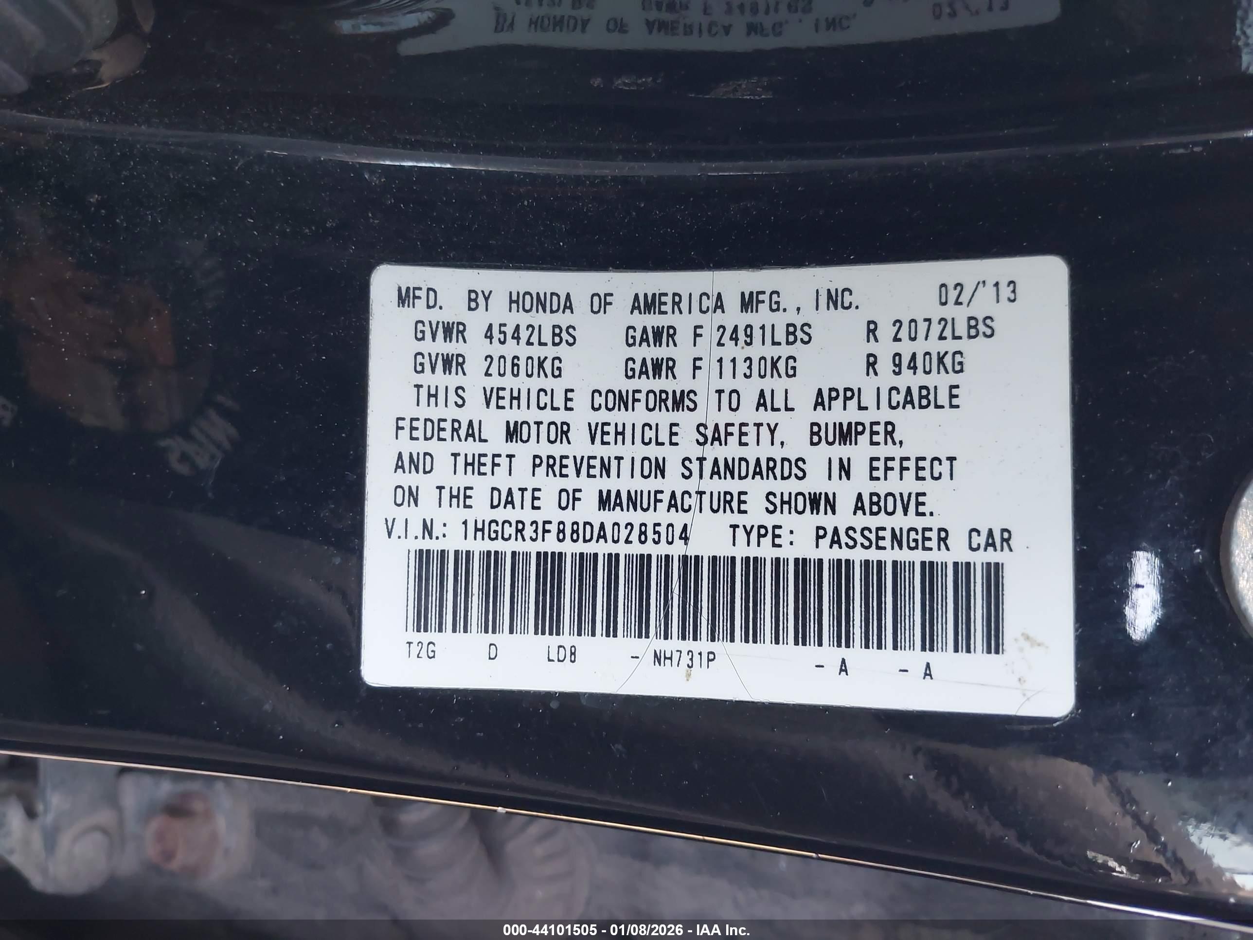 HONDA ACCORD image 9