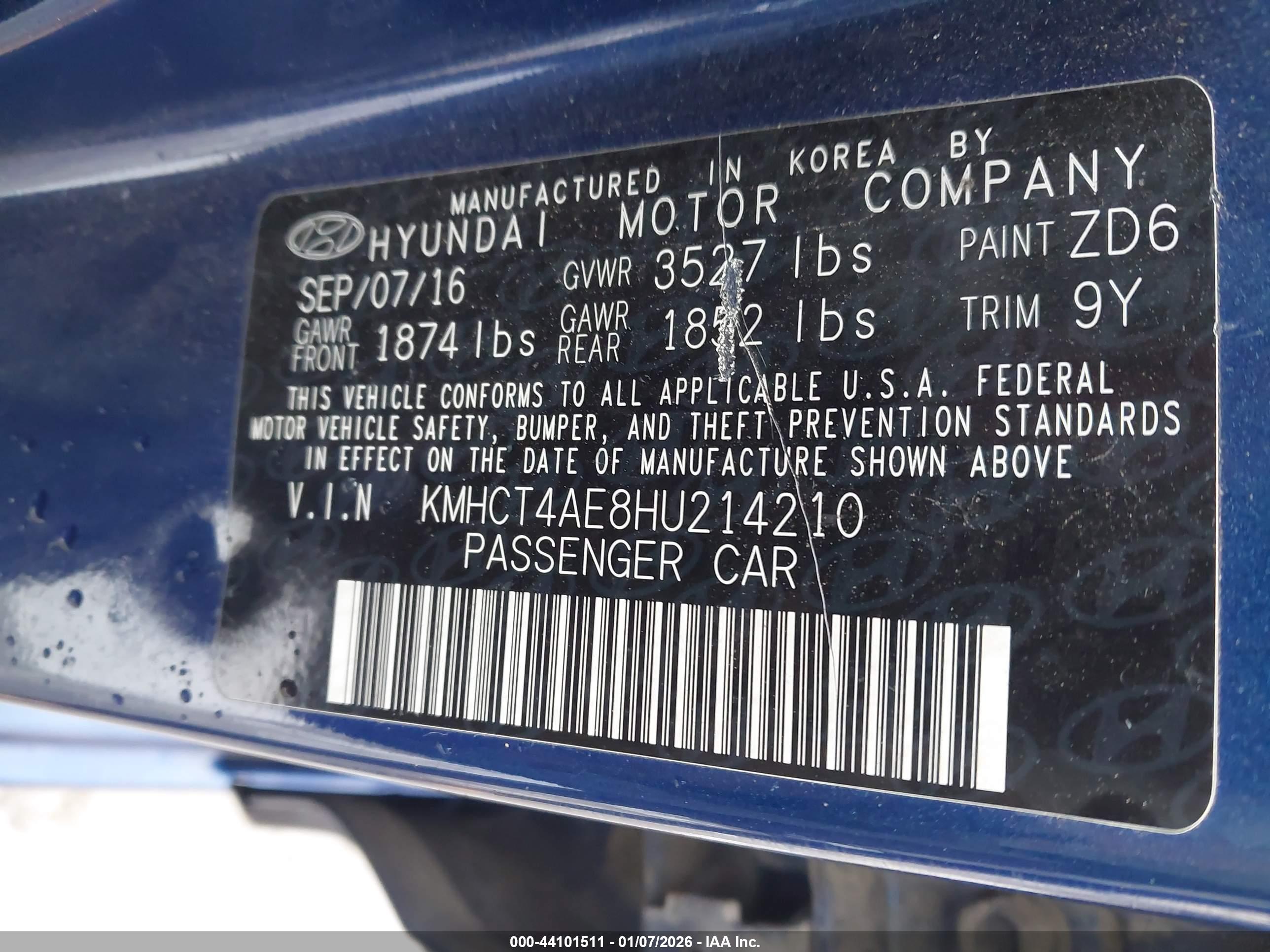 HYUNDAI ACCENT image 9
