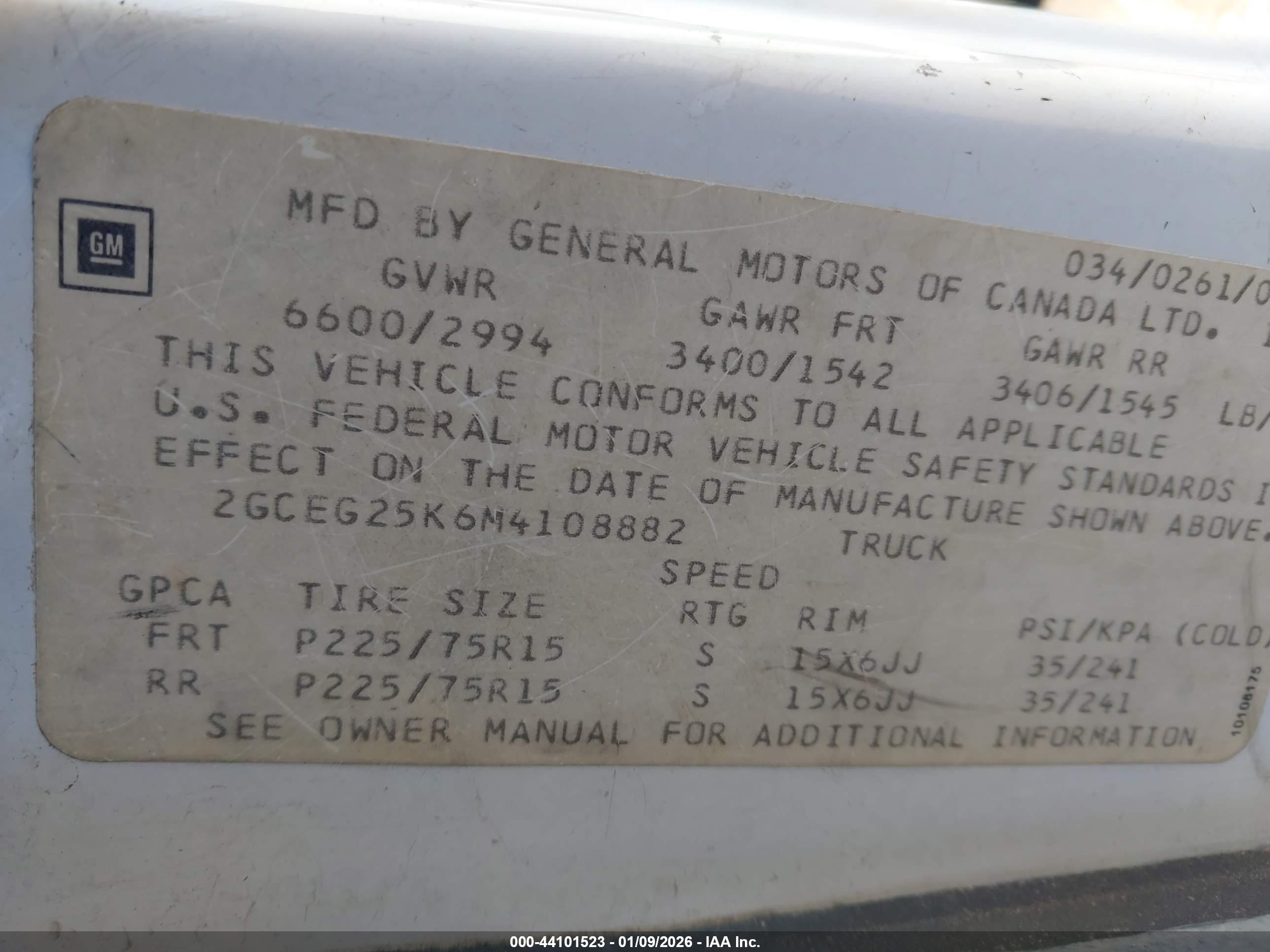 CHEVROLET G20 image 9