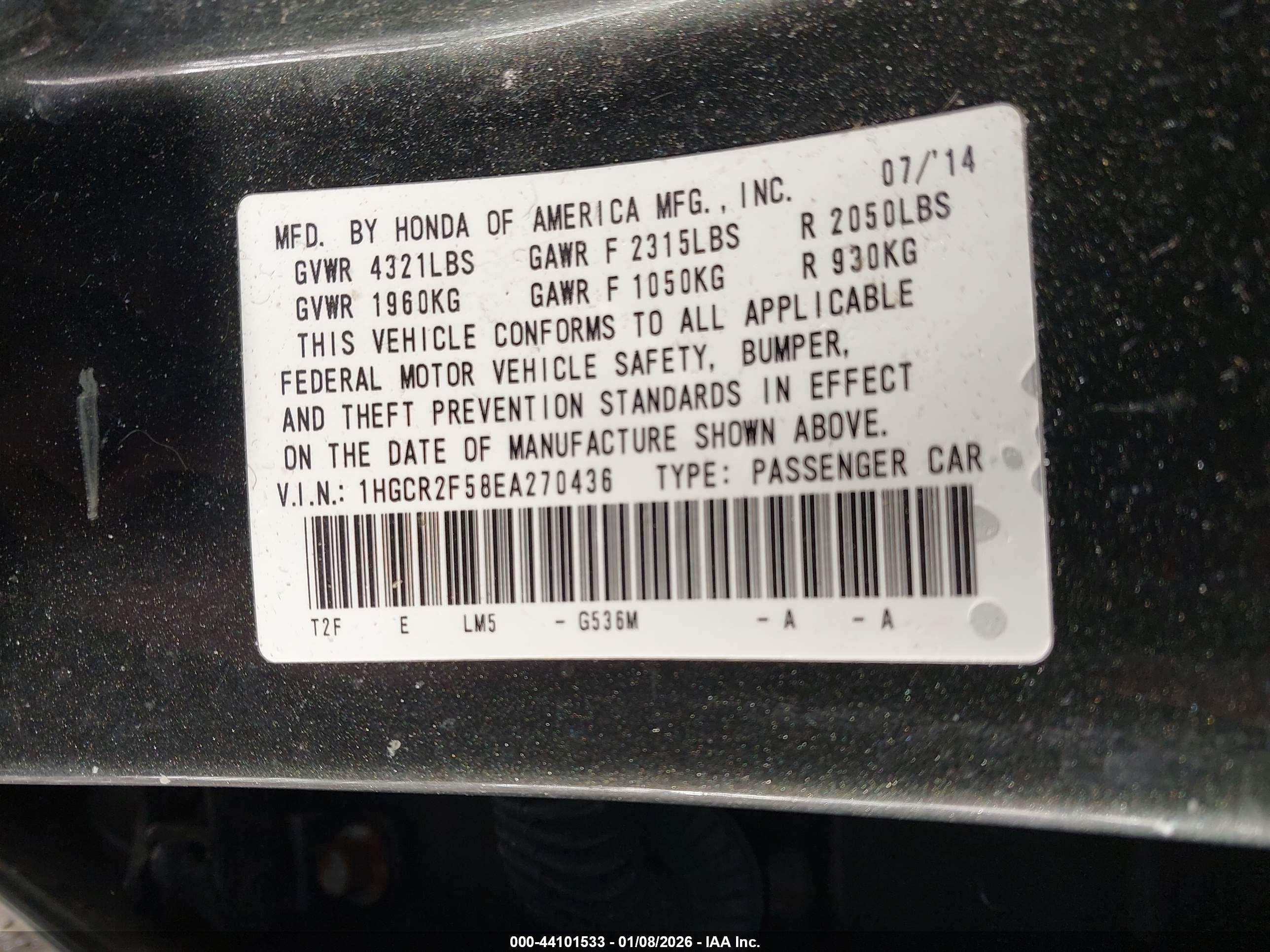 HONDA ACCORD image 9