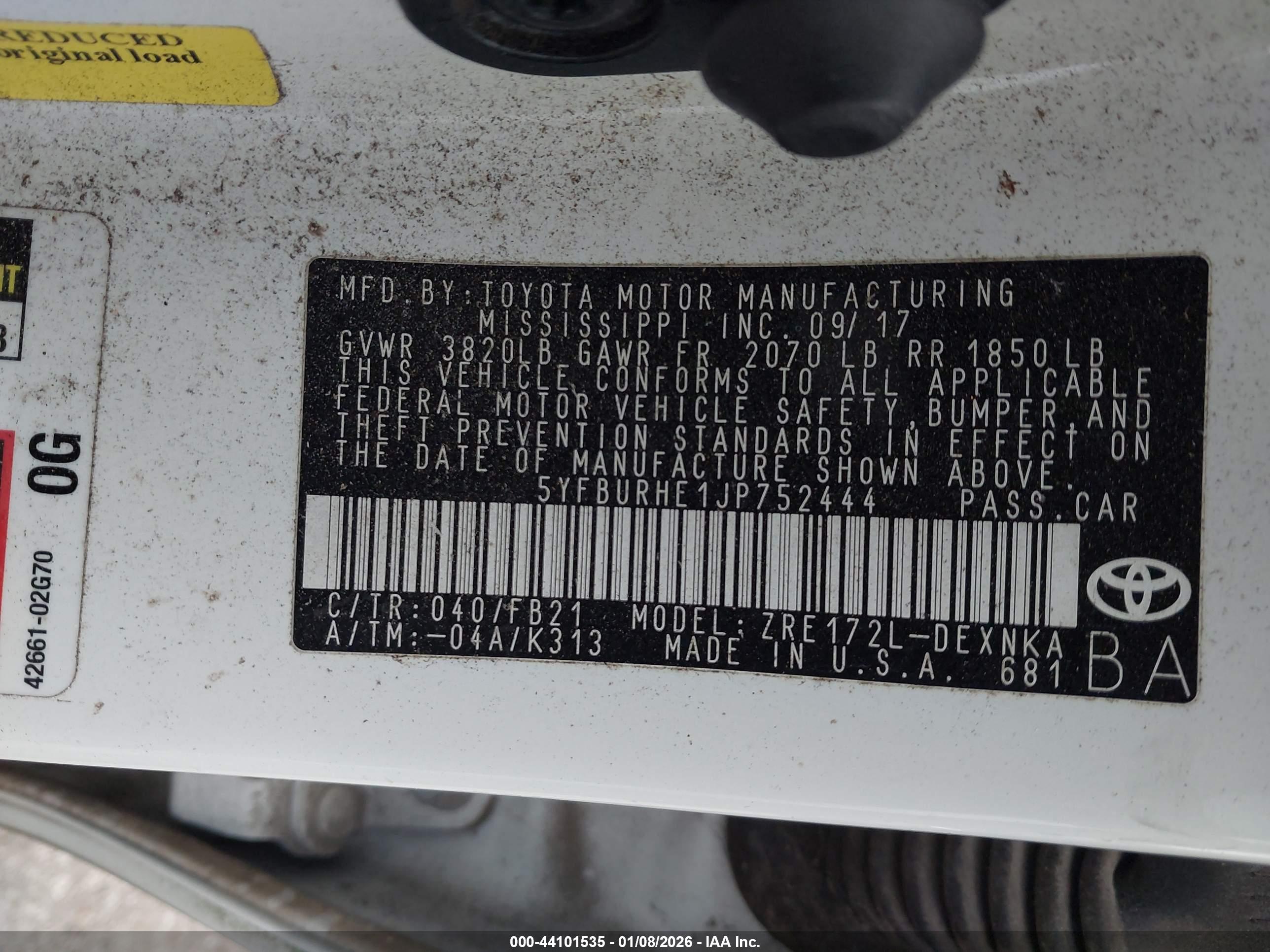 TOYOTA COROLLA image 9