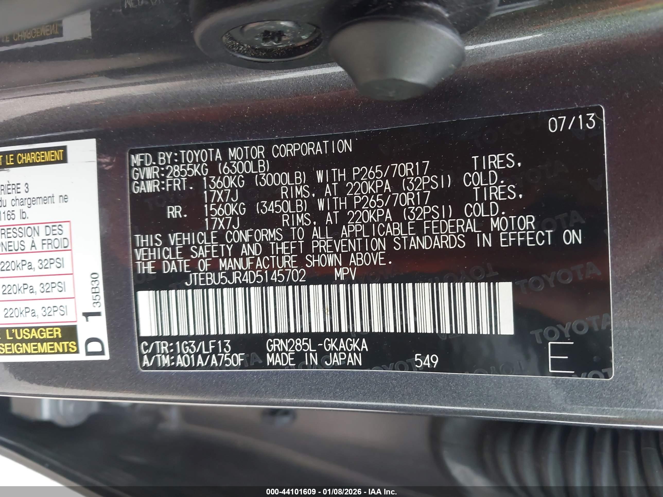 TOYOTA 4RUNNER image 9