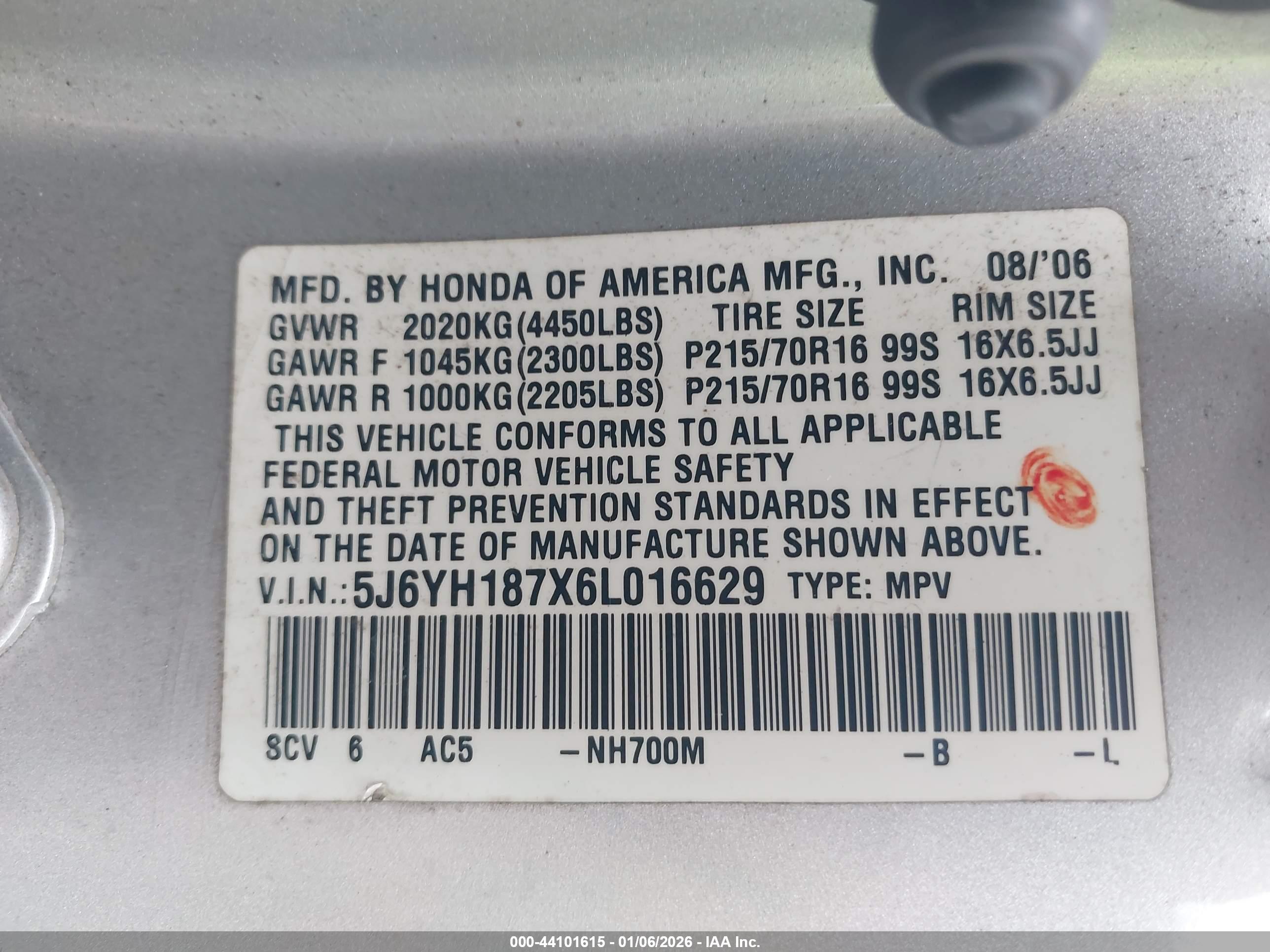 HONDA ELEMENT image 9