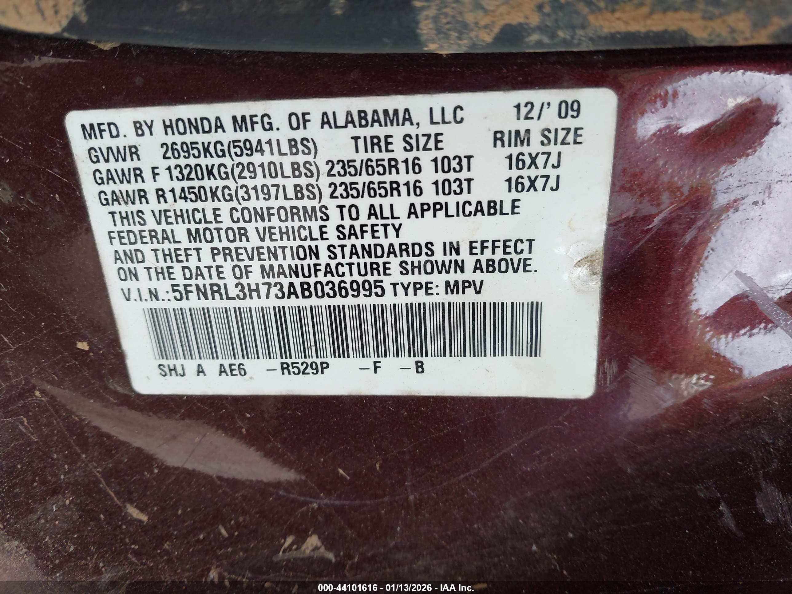 HONDA ODYSSEY image 9