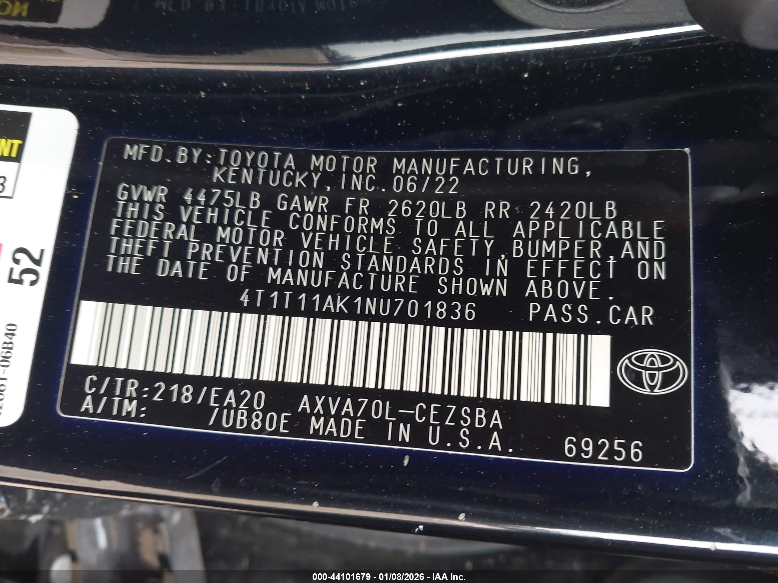 TOYOTA CAMRY image 9