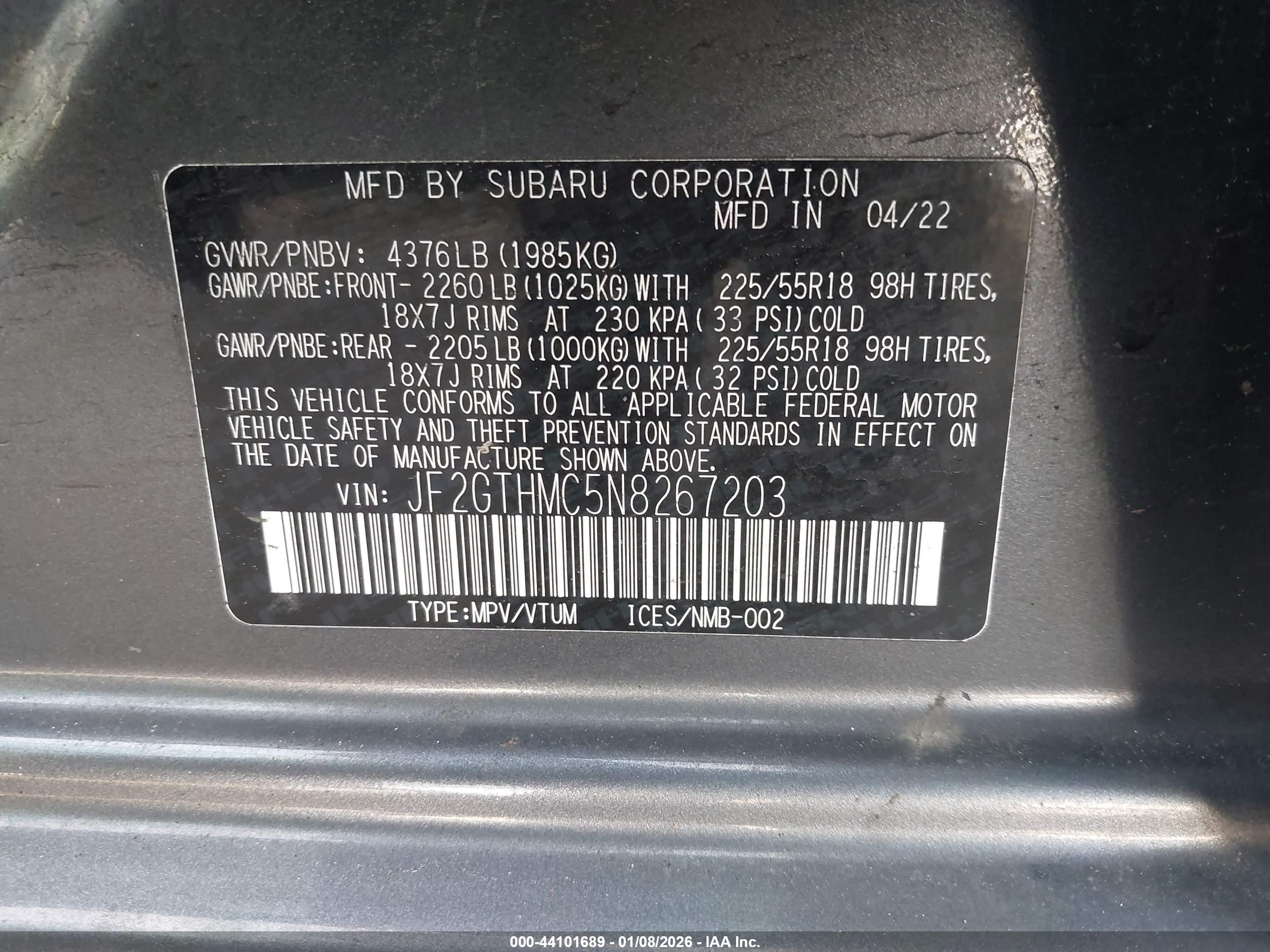 SUBARU CROSSTREK image 9
