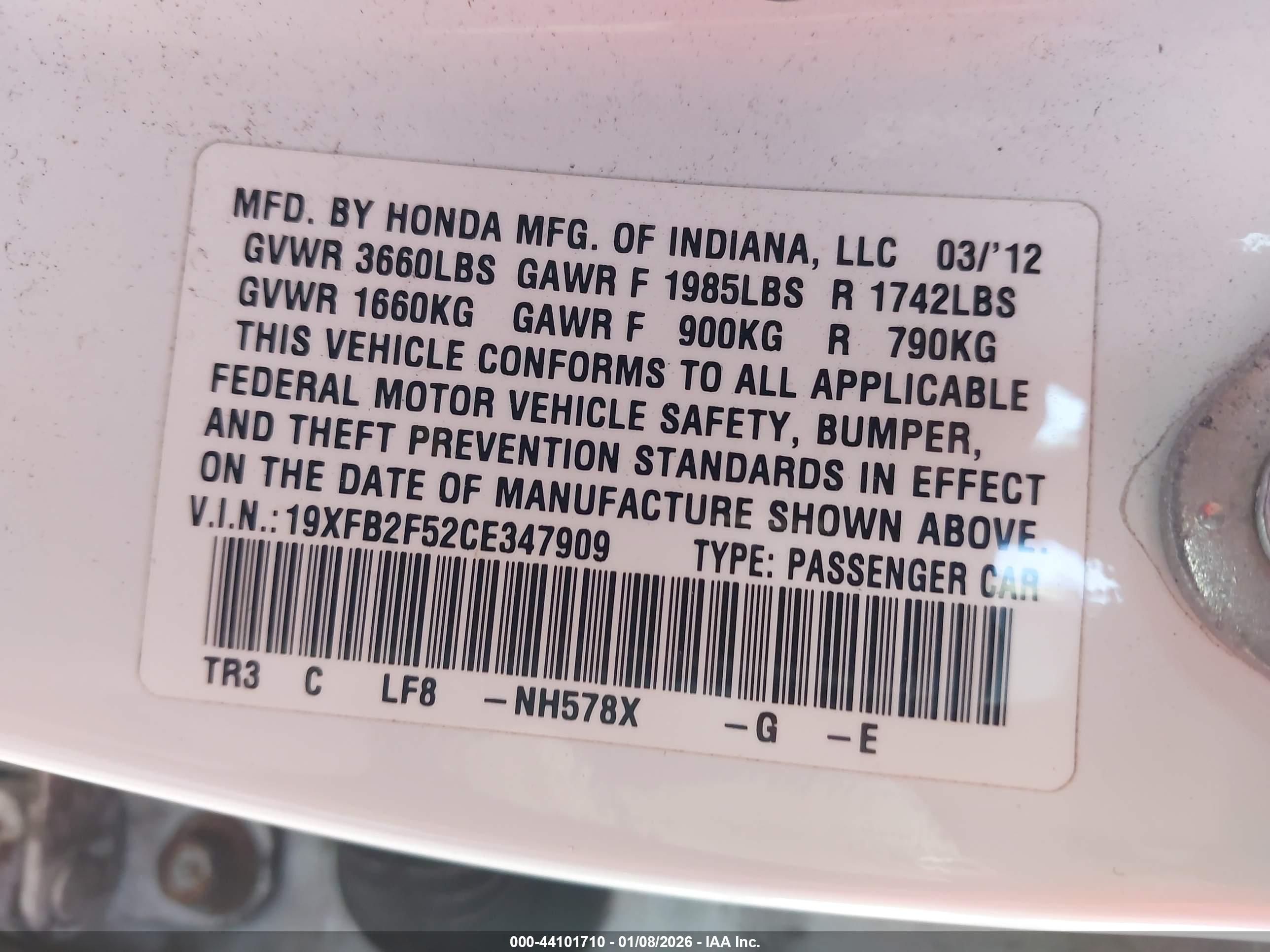 HONDA CIVIC image 9