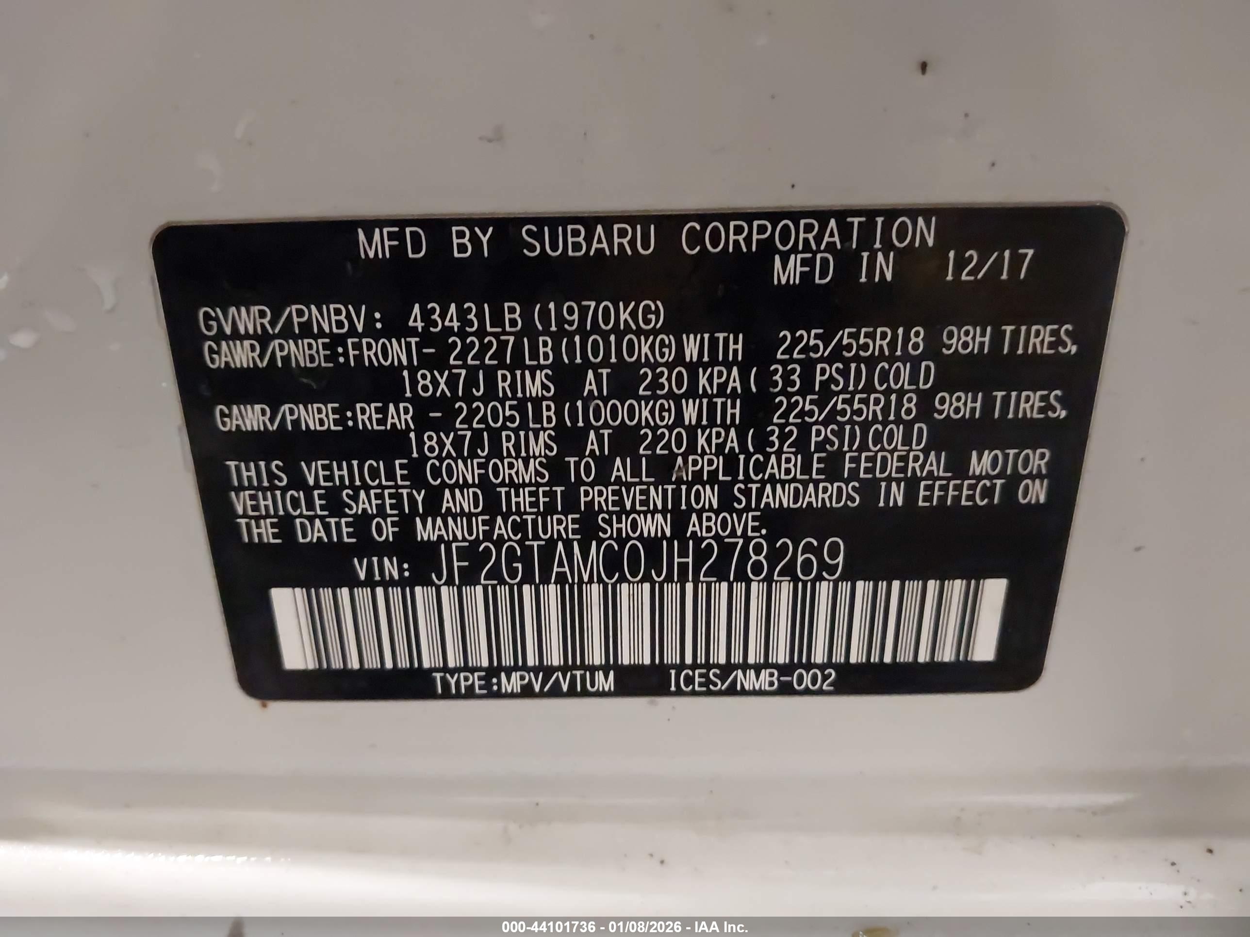SUBARU CROSSTREK image 9