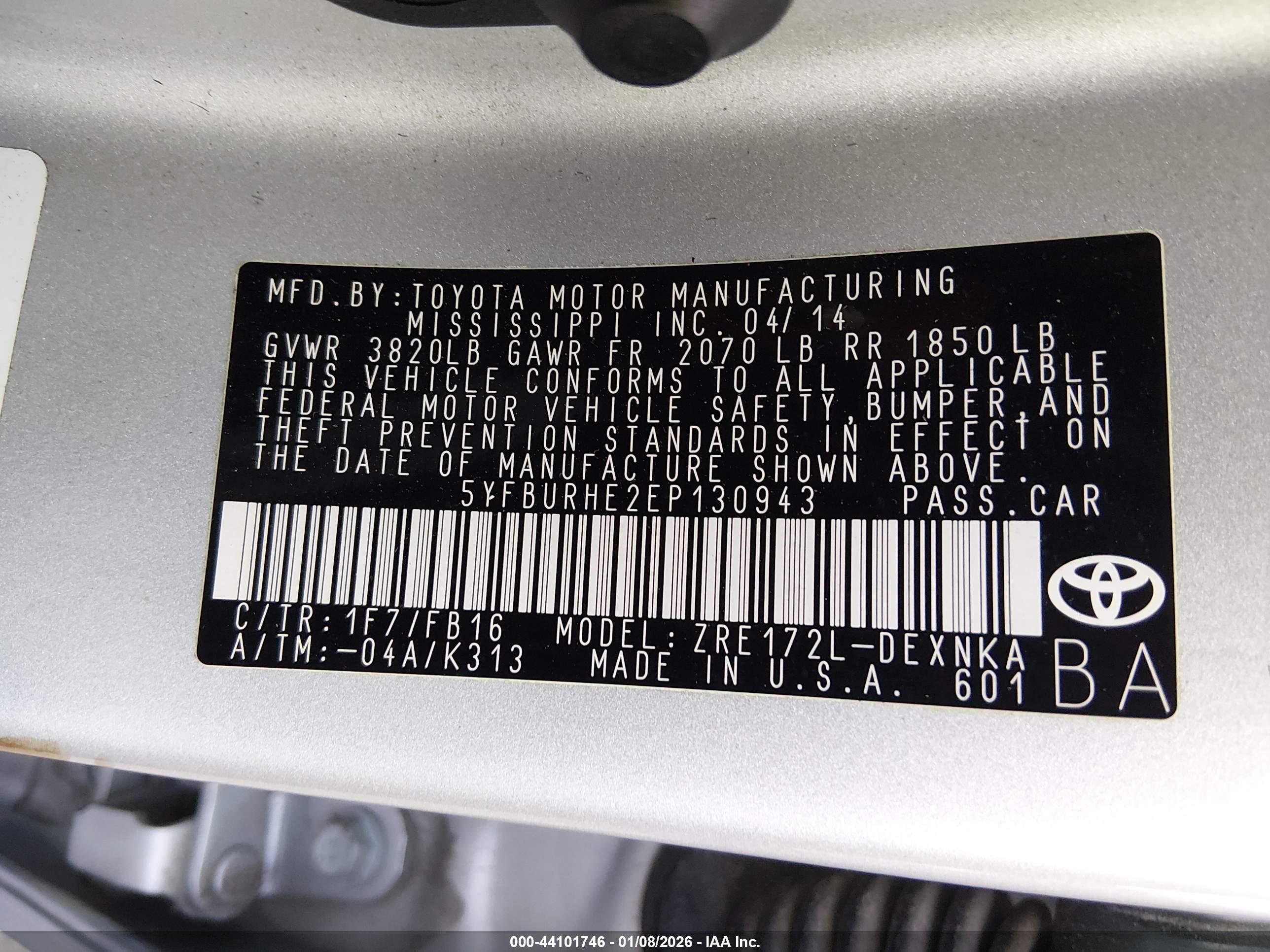 TOYOTA COROLLA image 9