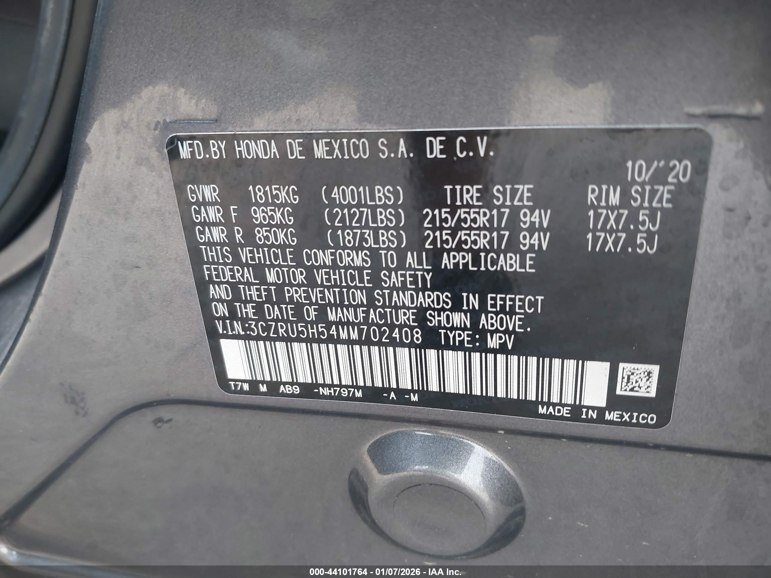 HONDA HR-V image 9