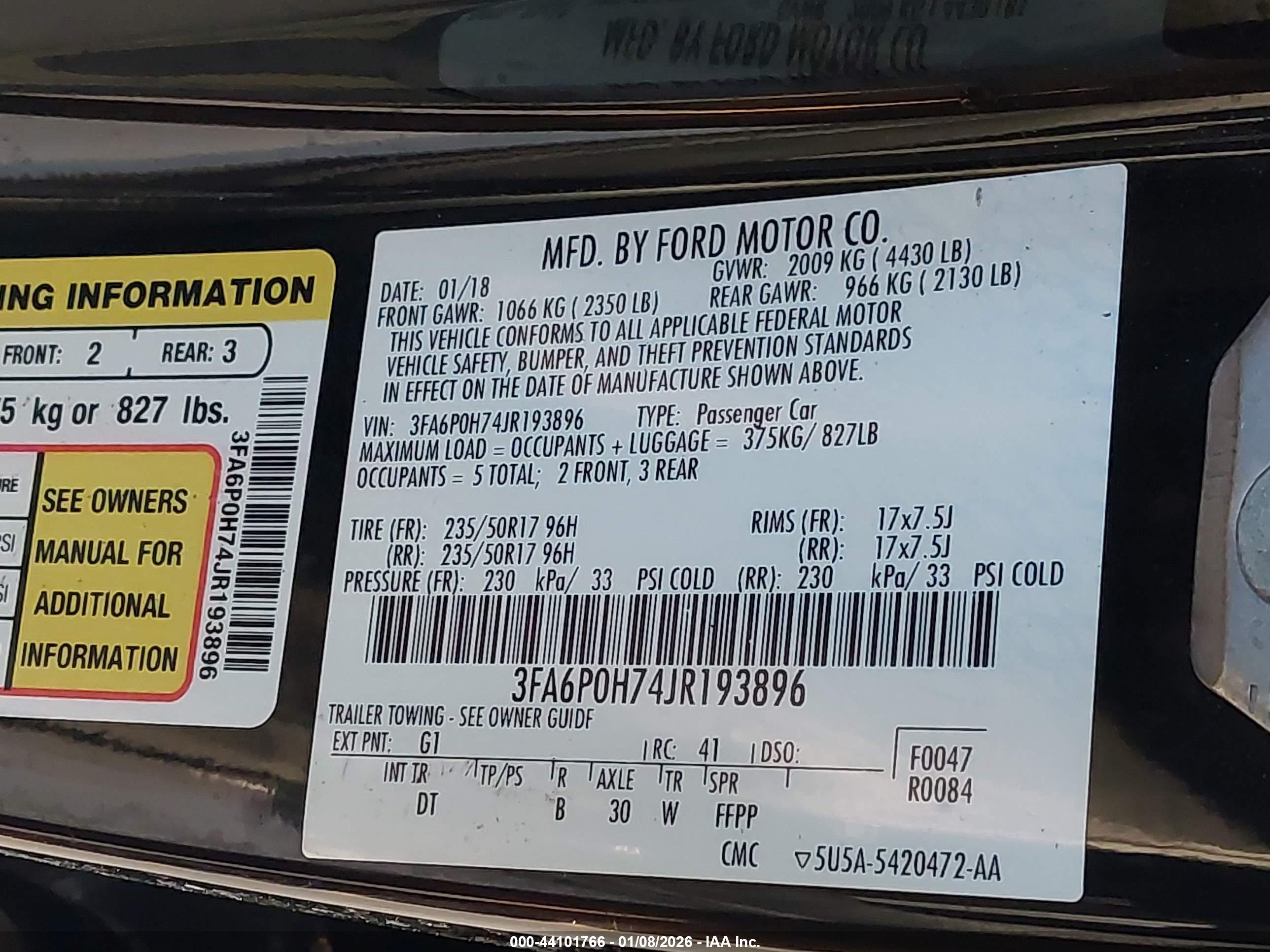 FORD FUSION image 9