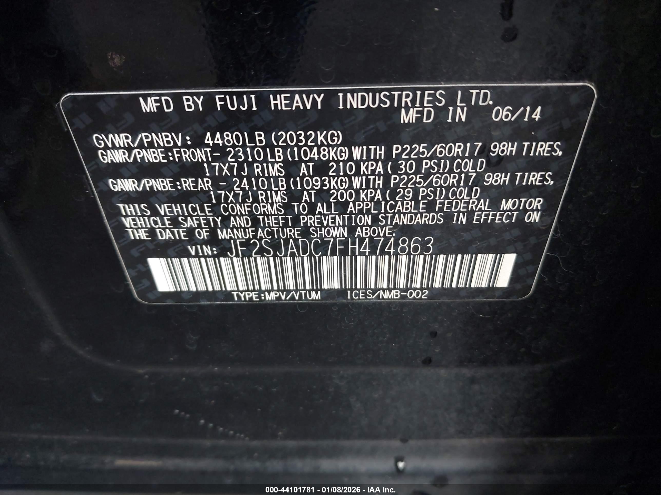 SUBARU FORESTER image 9