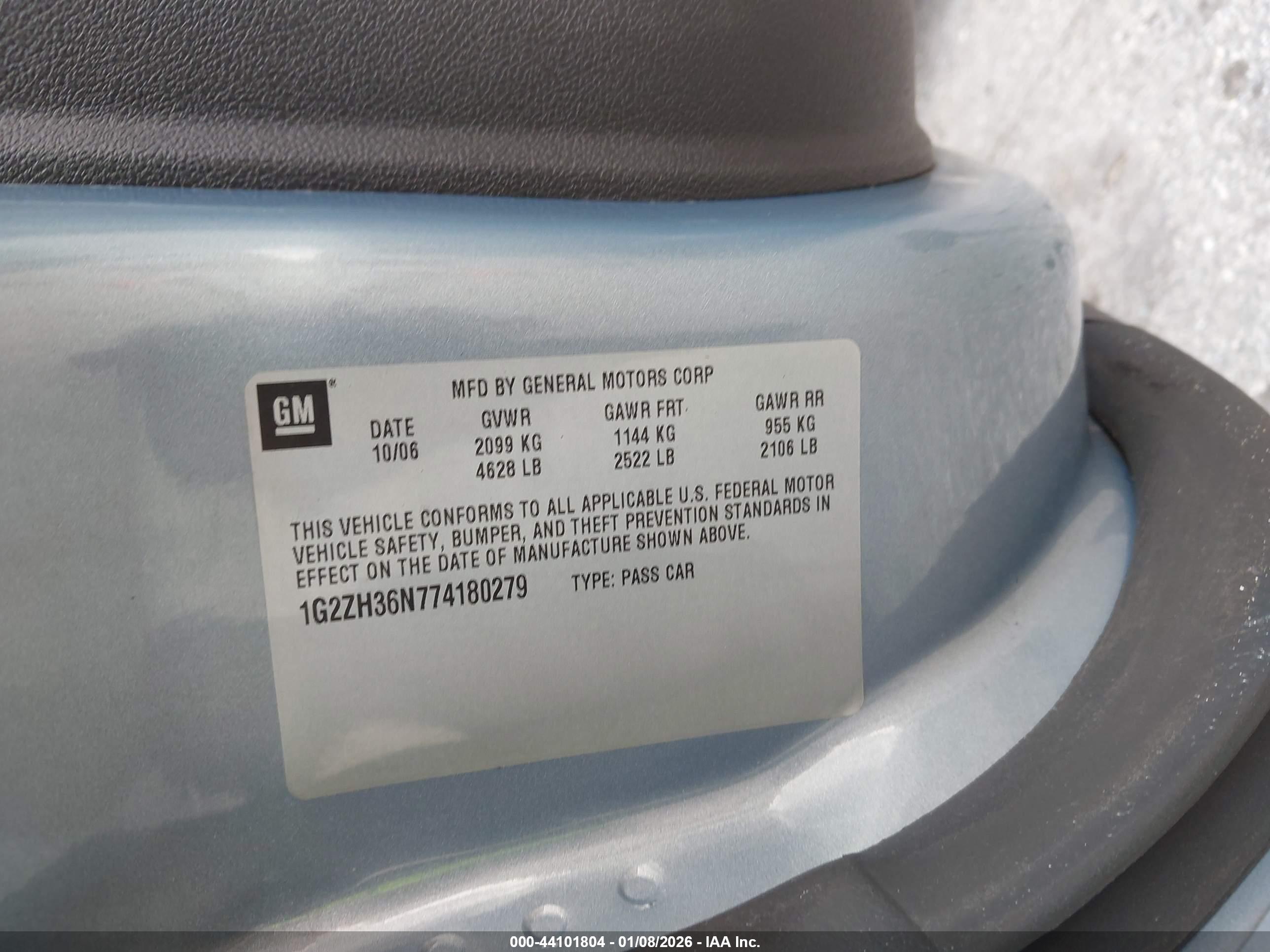 PONTIAC G6 image 9