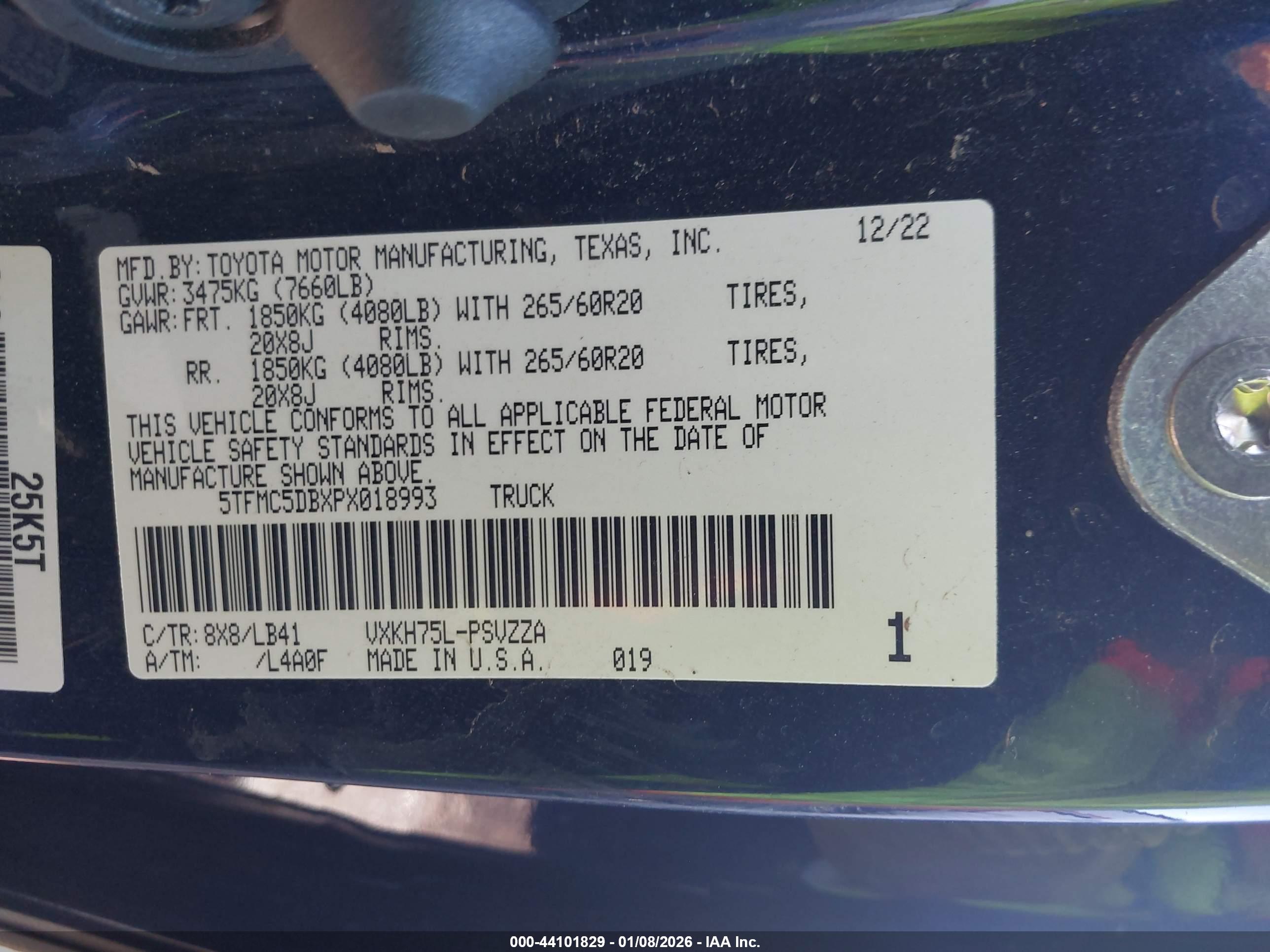 TOYOTA TUNDRA image 9