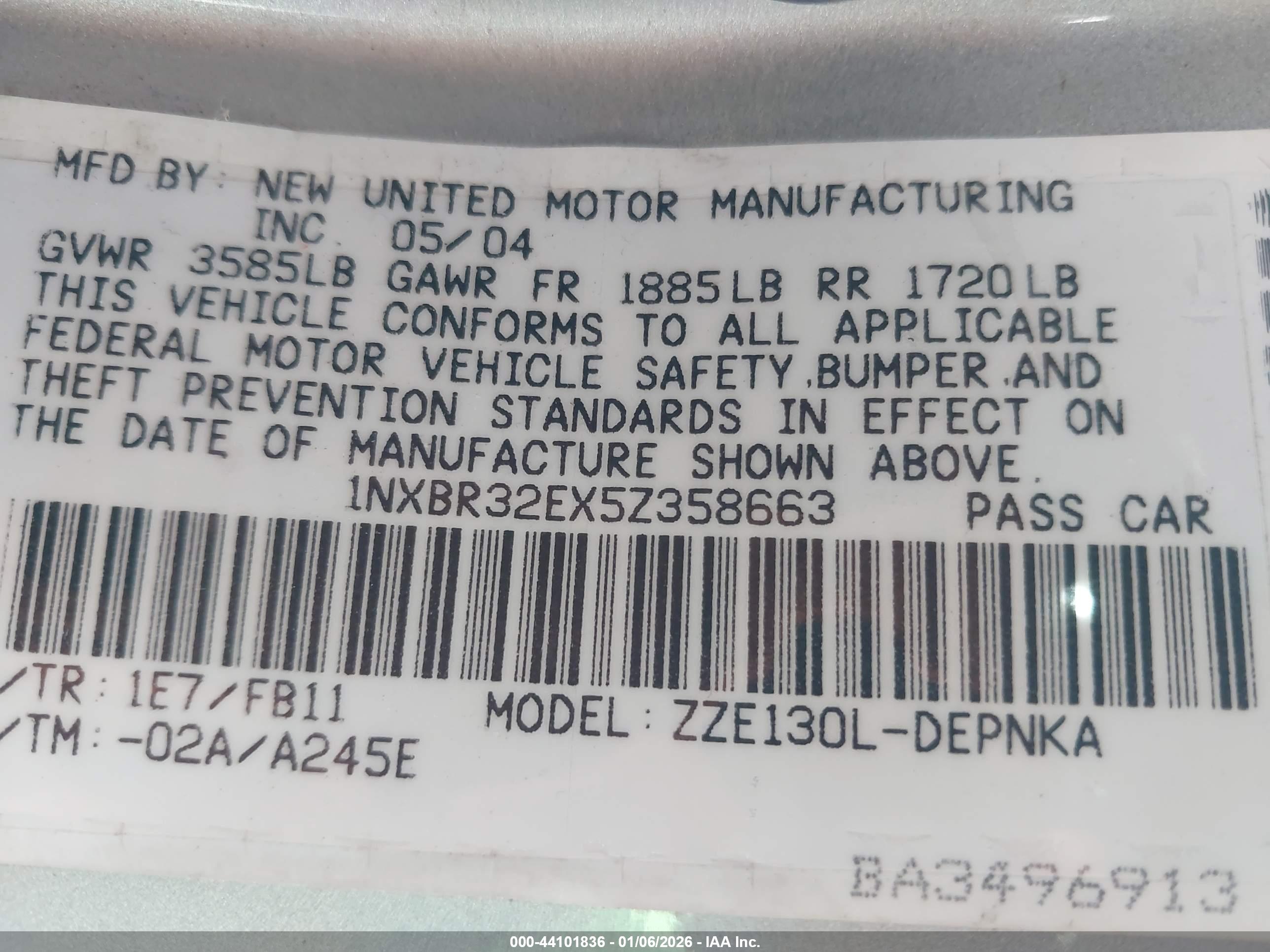 TOYOTA COROLLA image 9