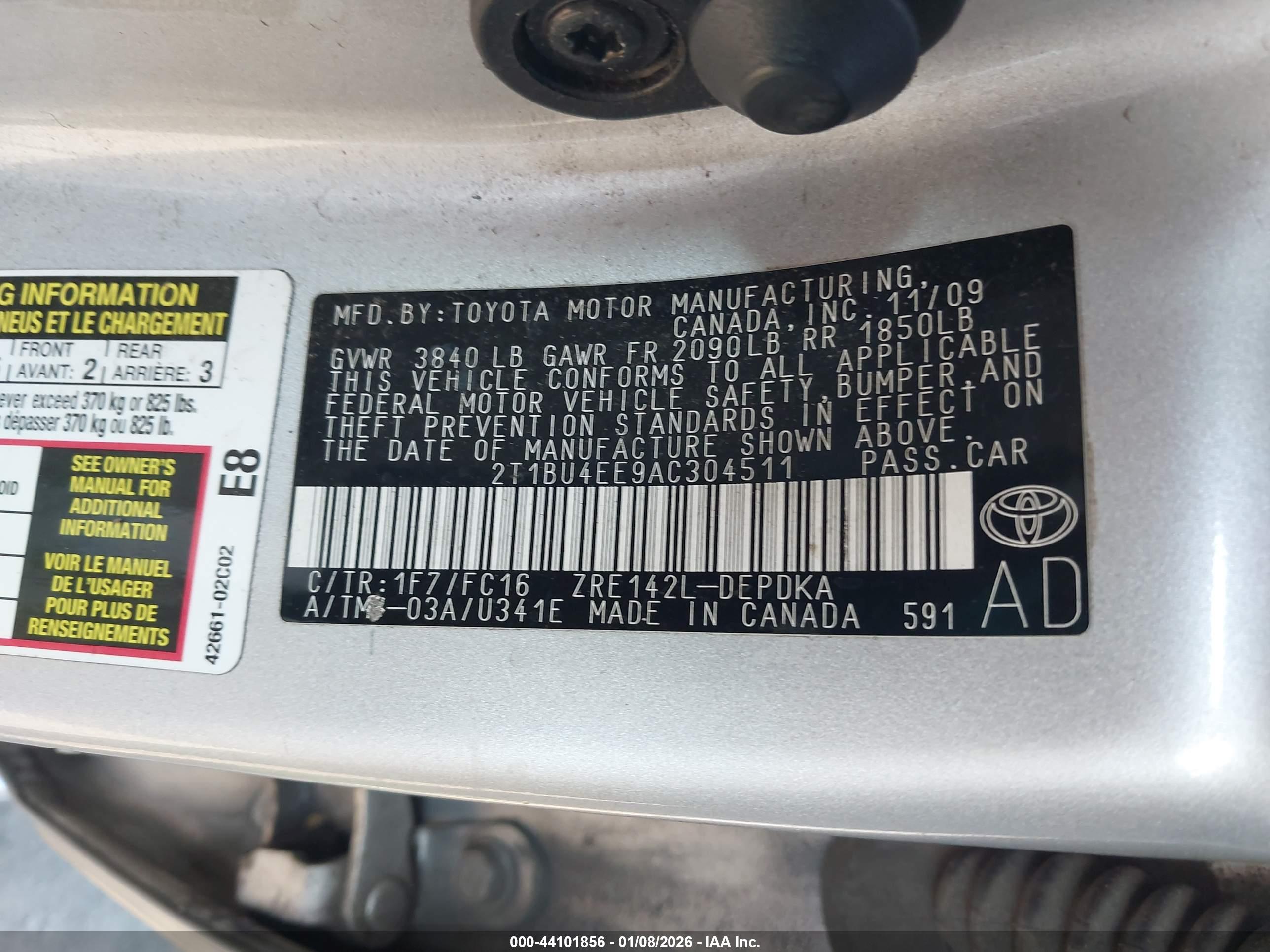 TOYOTA COROLLA image 9