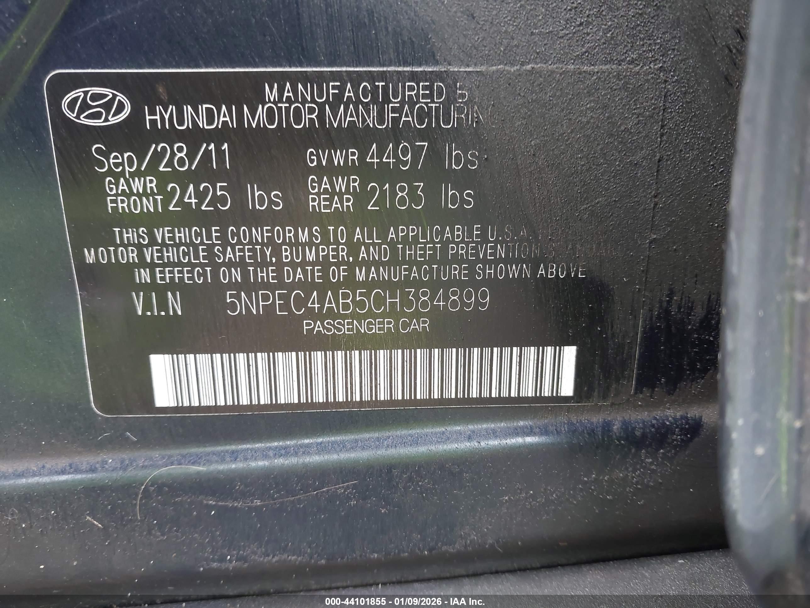 HYUNDAI SONATA image 9