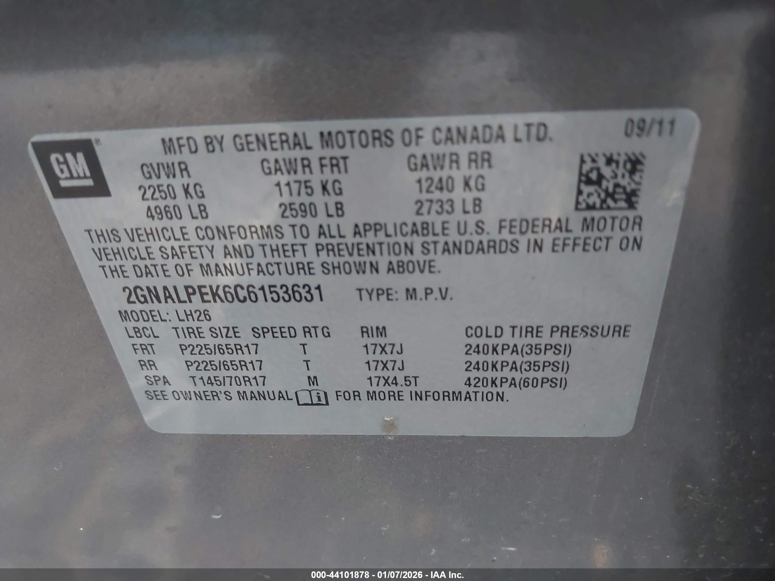 CHEVROLET EQUINOX image 9
