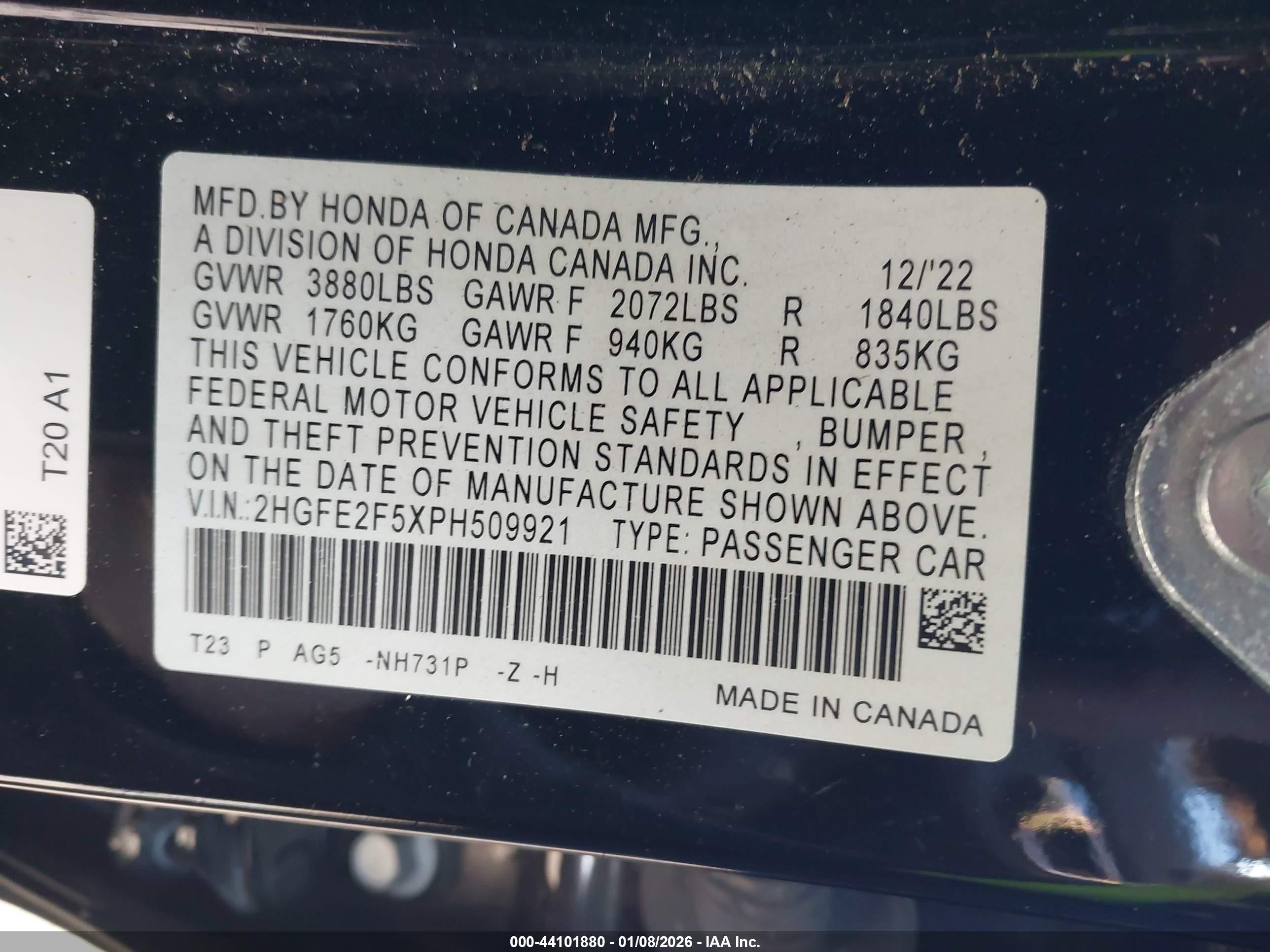 HONDA CIVIC image 9