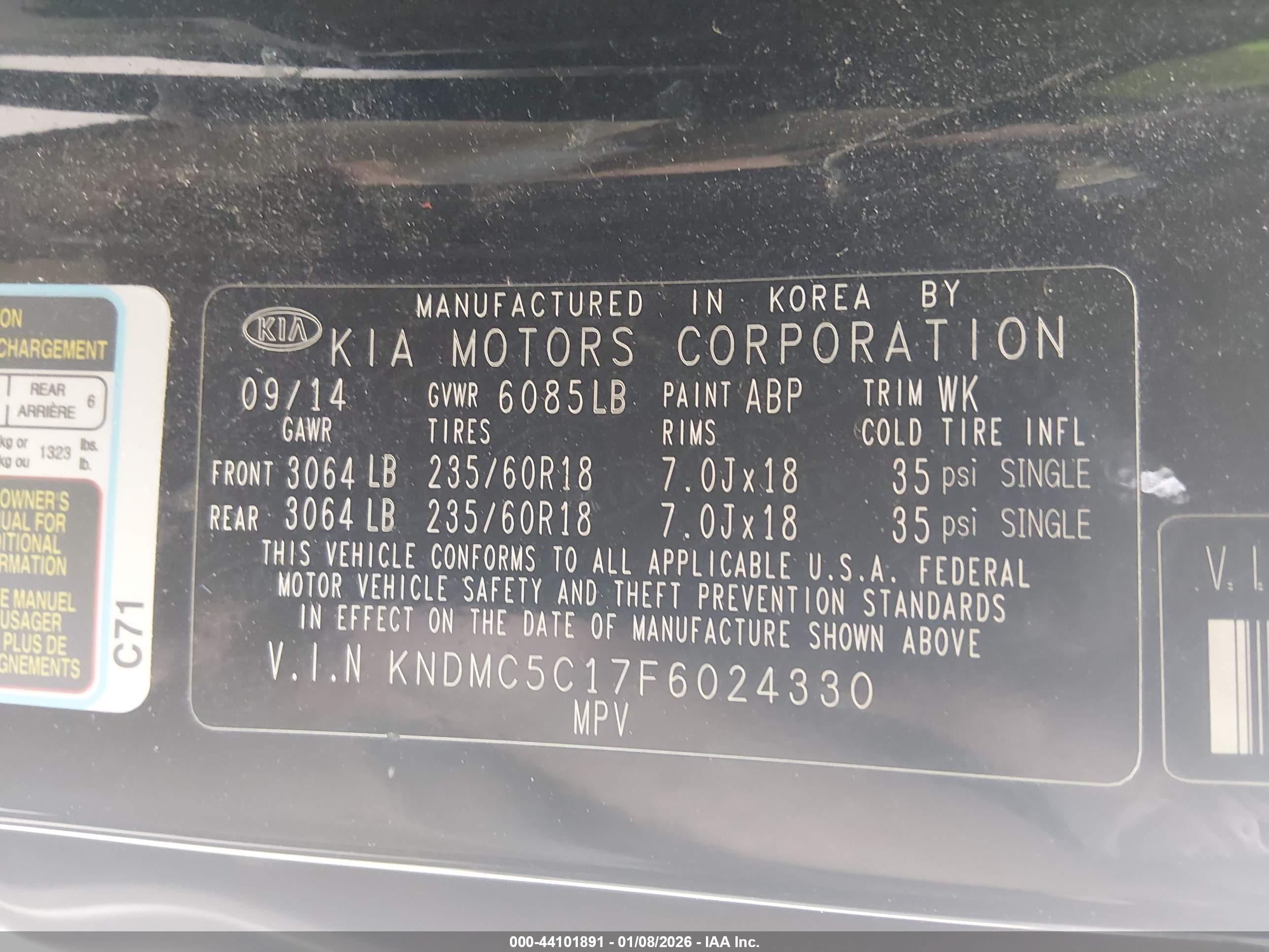KIA SEDONA image 9