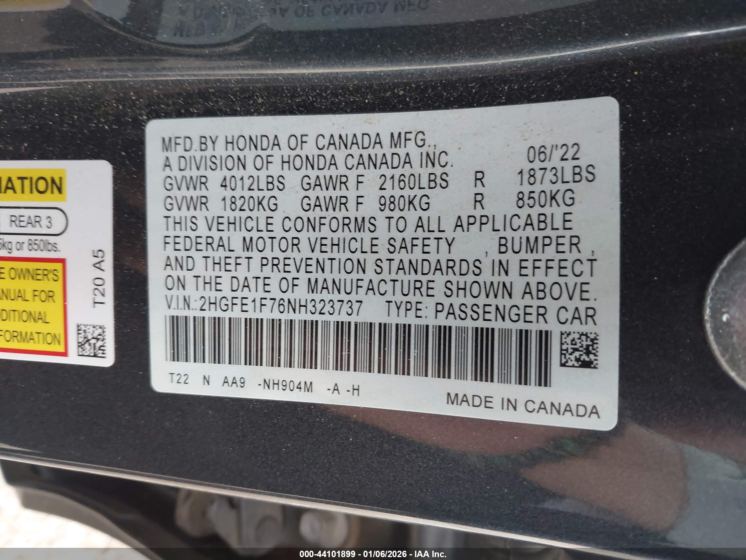 HONDA CIVIC image 9
