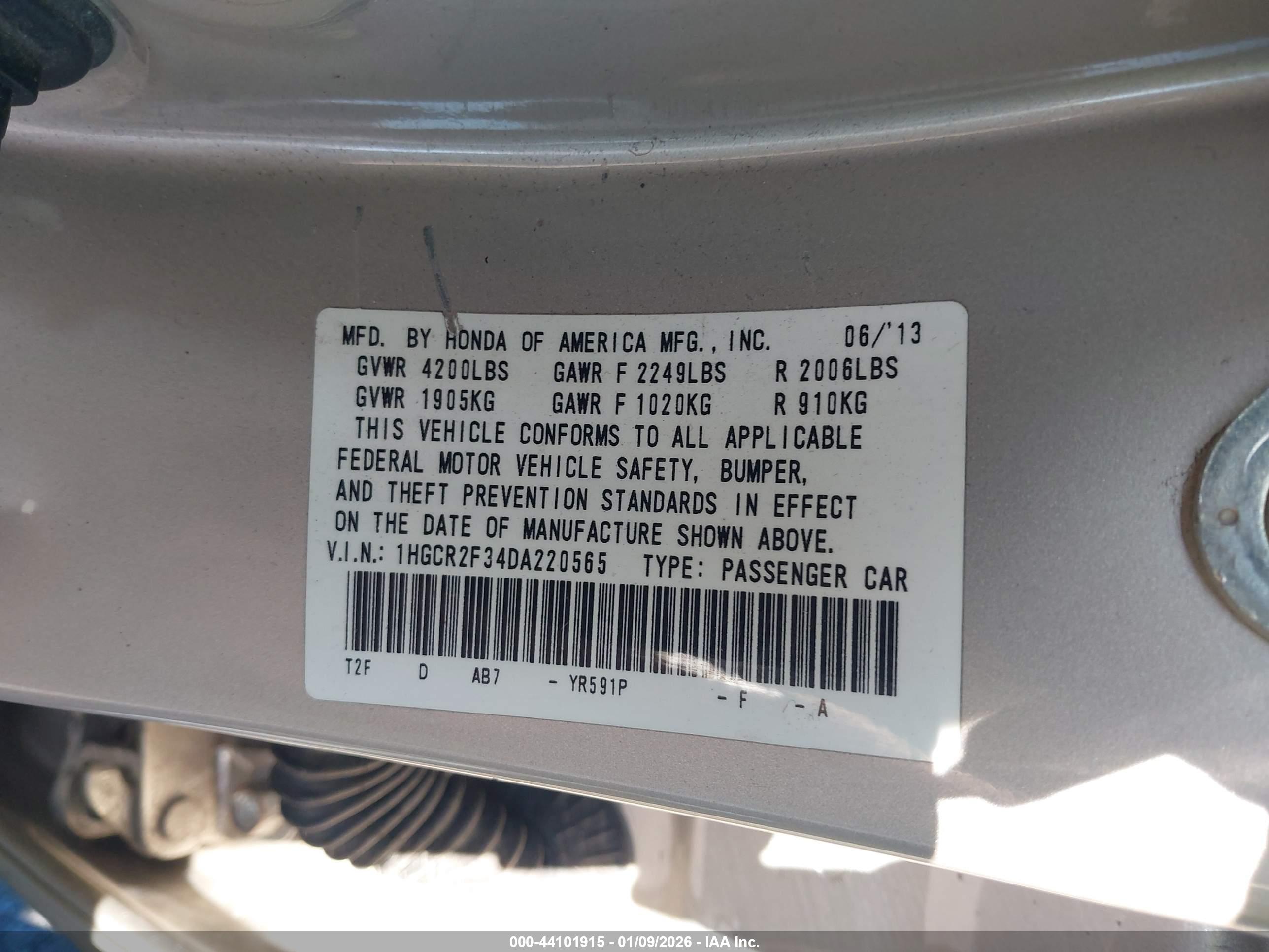 HONDA ACCORD image 9