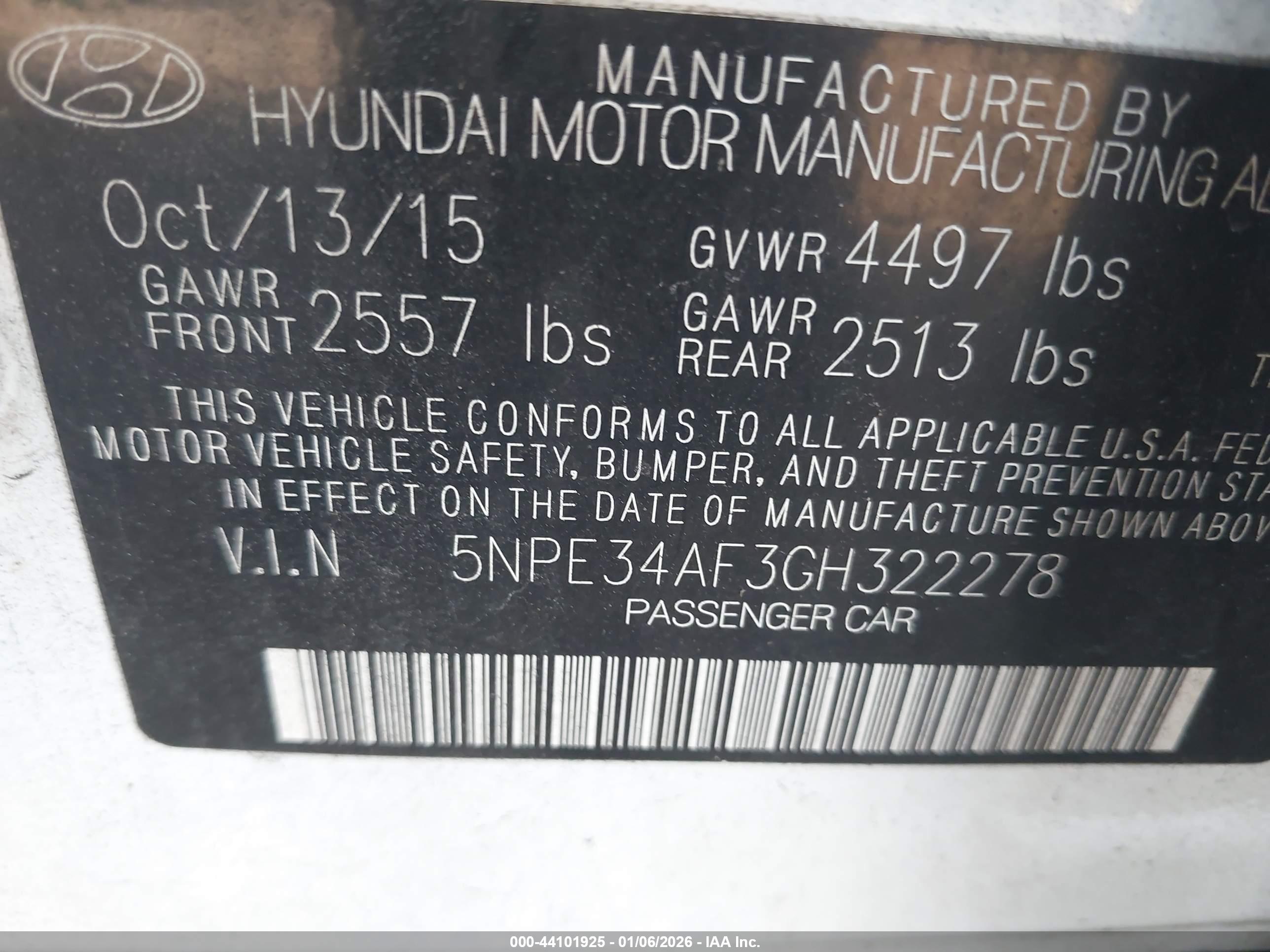HYUNDAI SONATA image 9