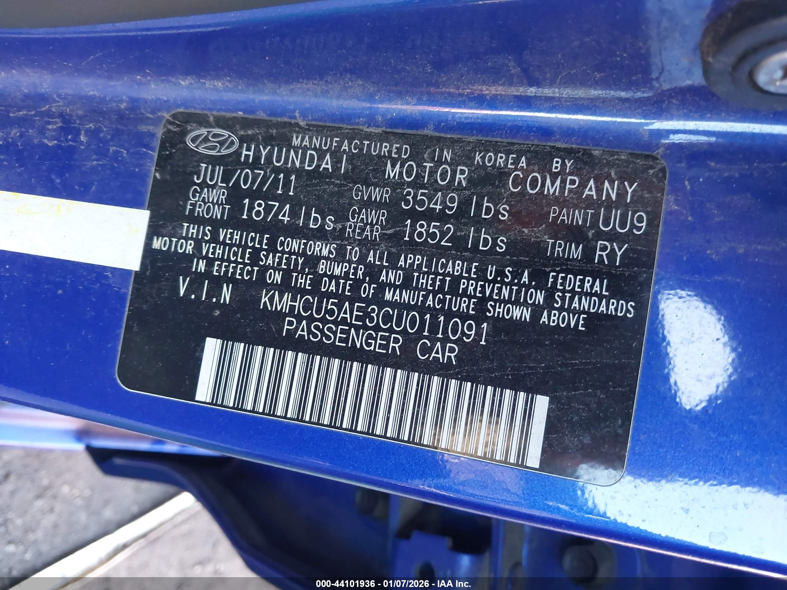 HYUNDAI ACCENT image 9