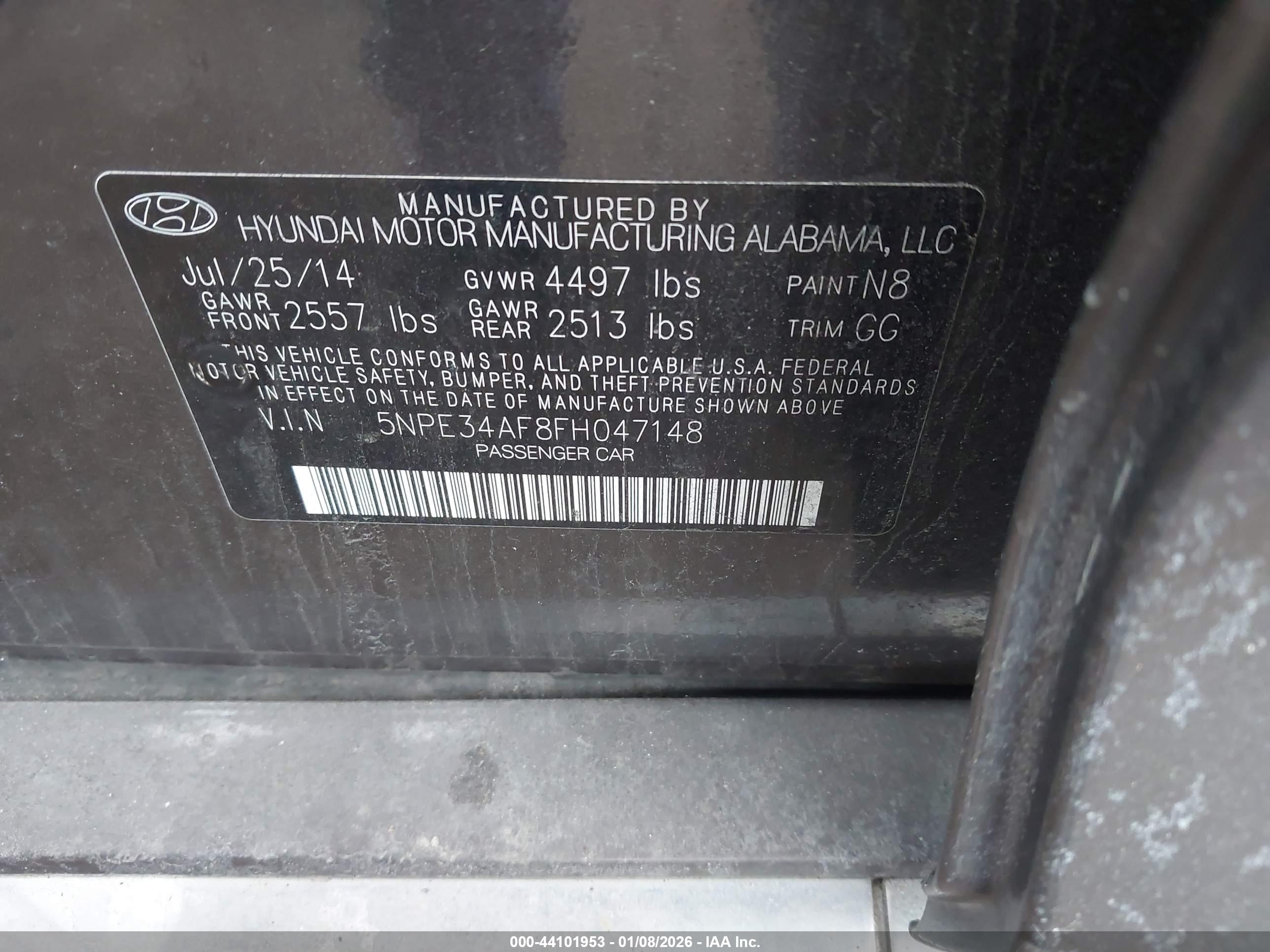 HYUNDAI SONATA image 9