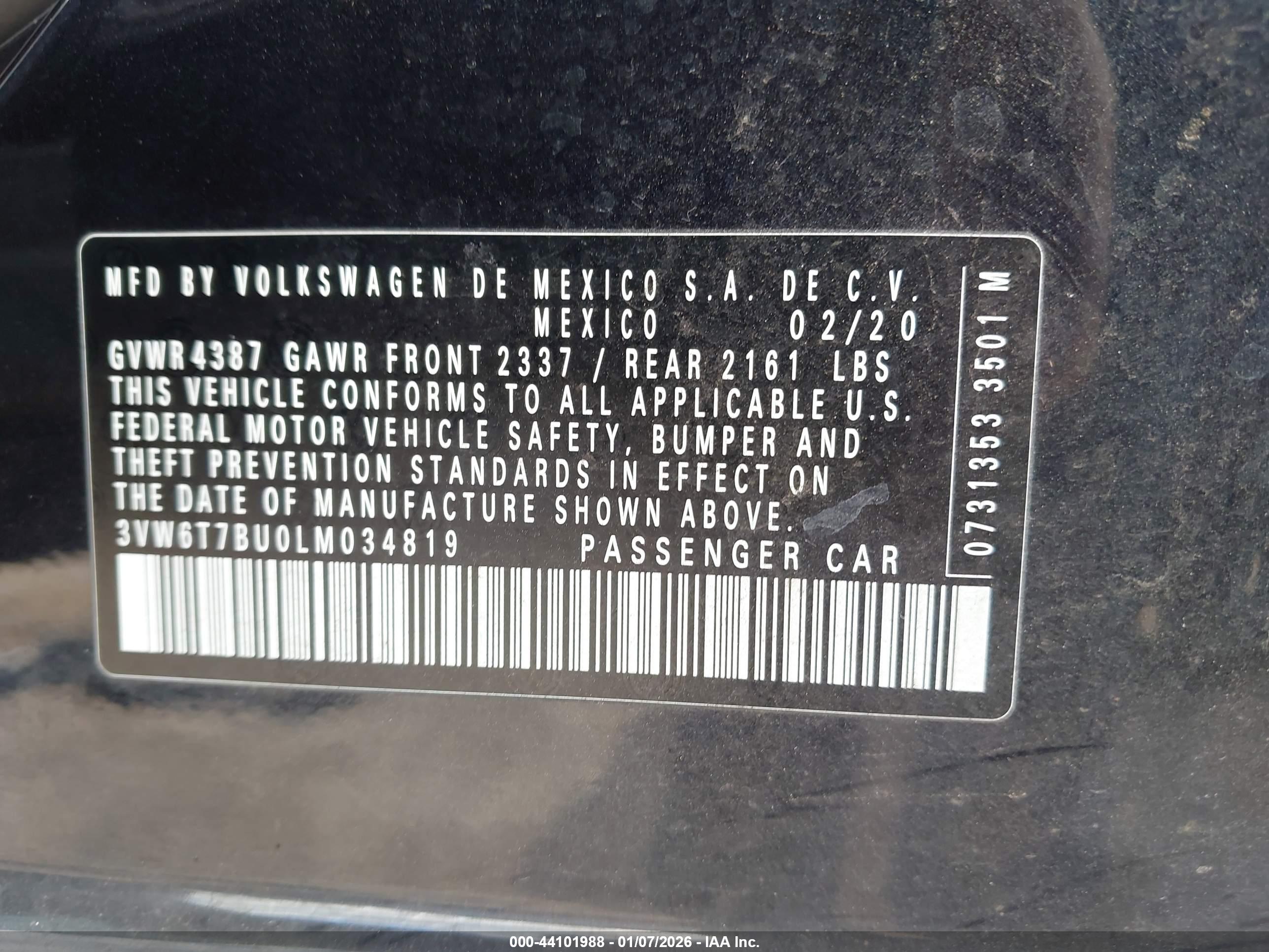 VOLKSWAGEN JETTA image 9